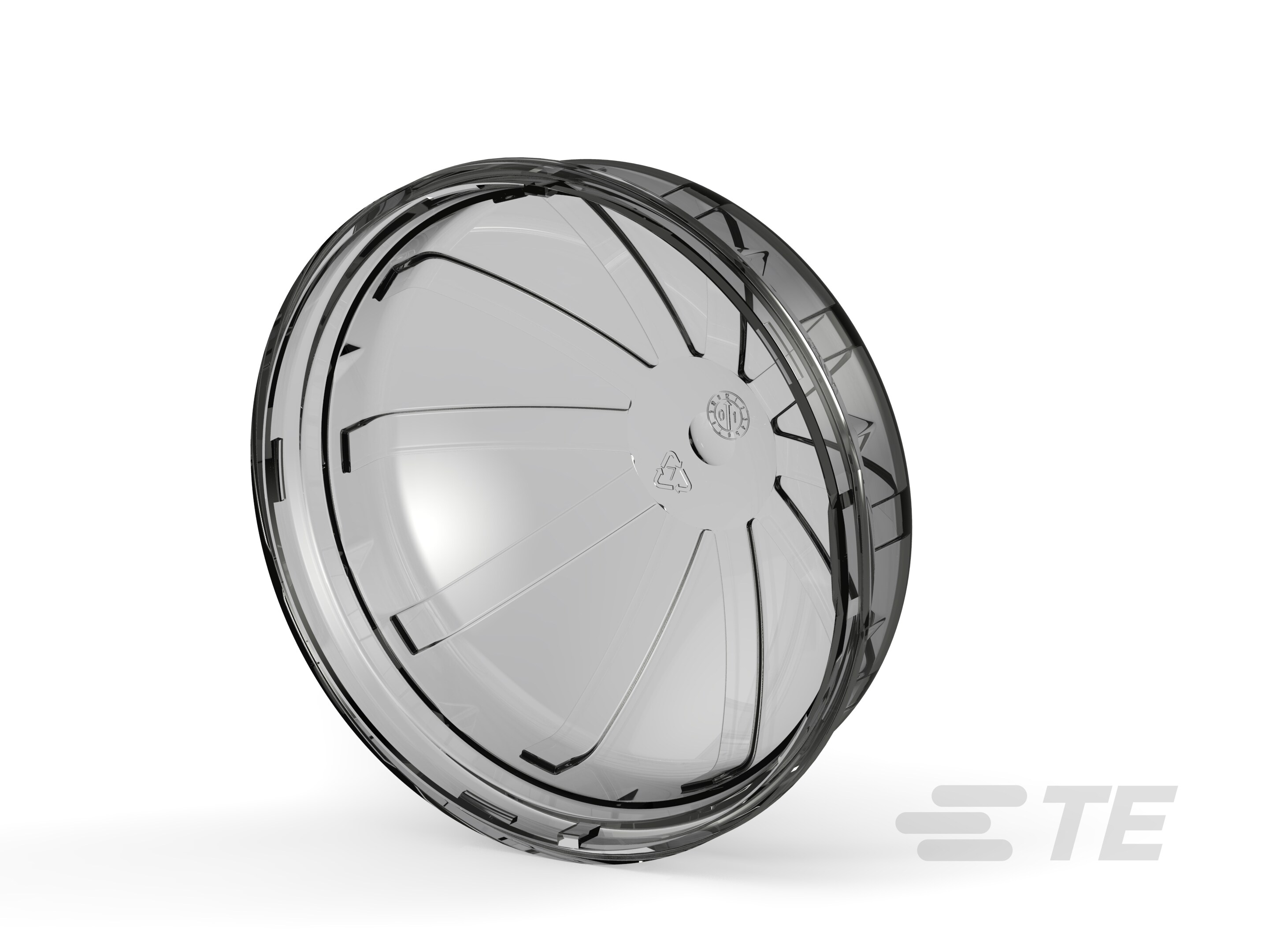 LUMAWISE S 80MM DIA DOME SMOKE GRAY LOW-2328823-1