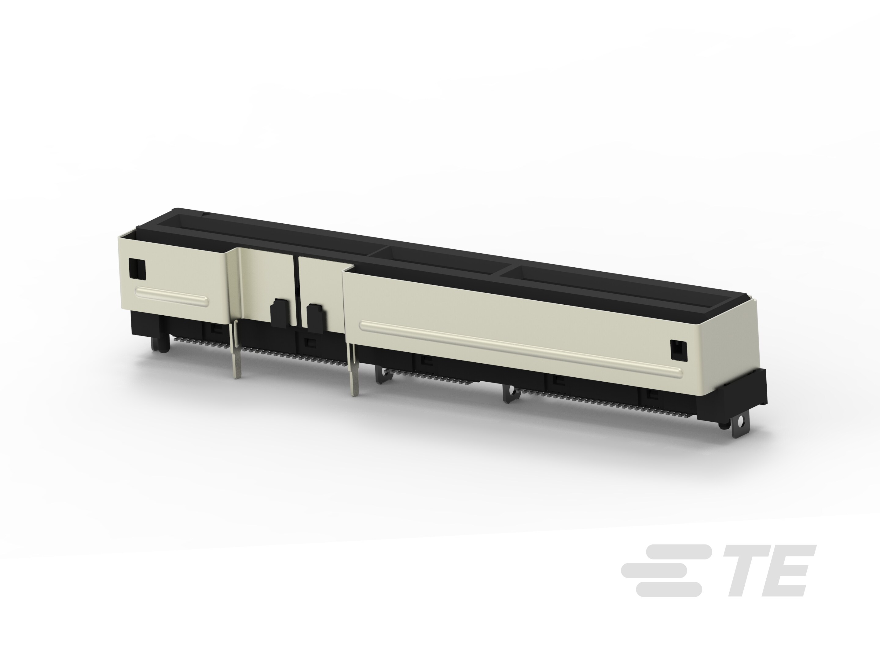 RECEPT ASSY, 140 POS, VERT, SLIVER 2.0-2332139-3