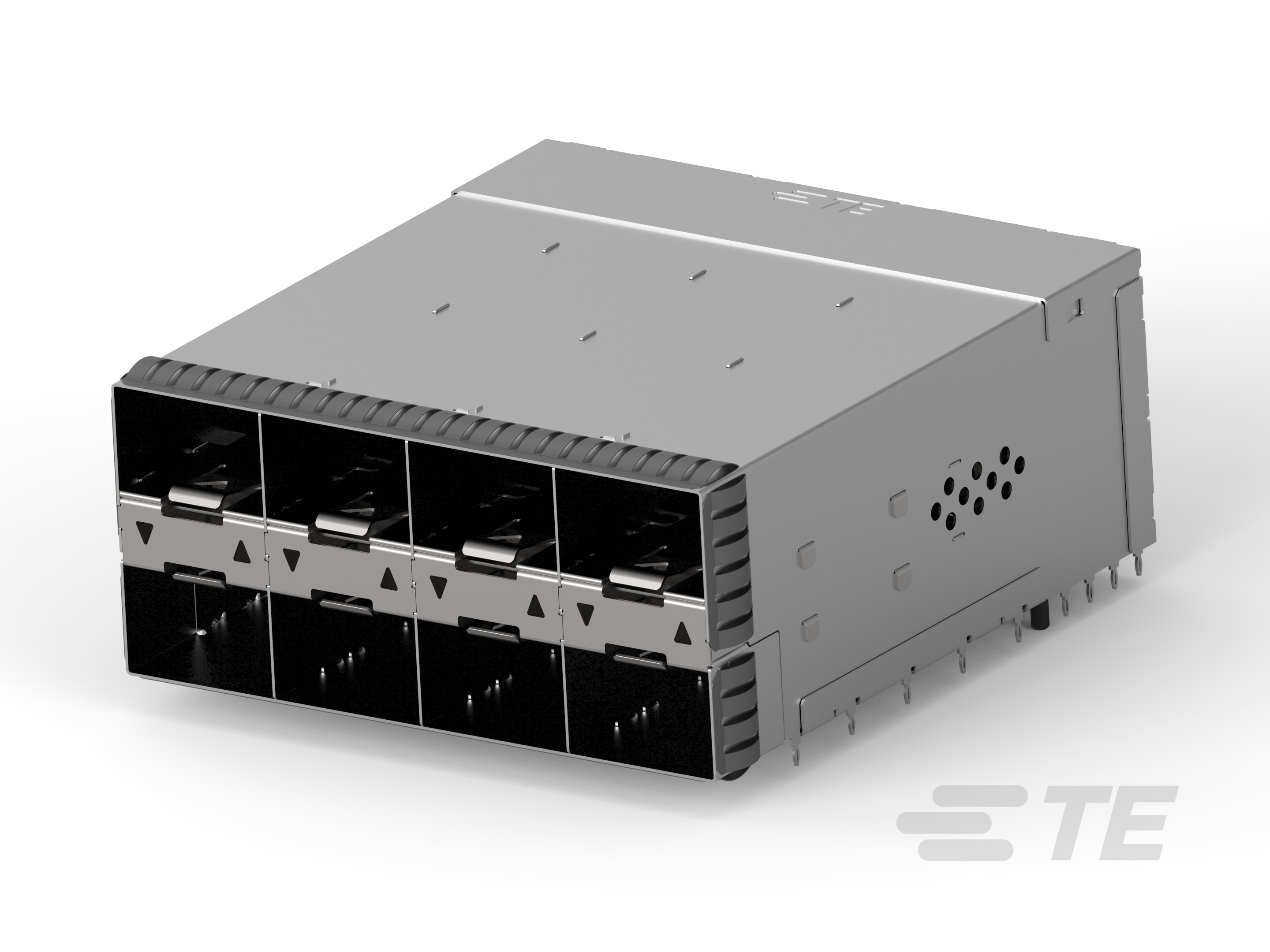 SFP56 スタック ケージ アセンブリ: EMI スプリング-CAT-P65-SF59