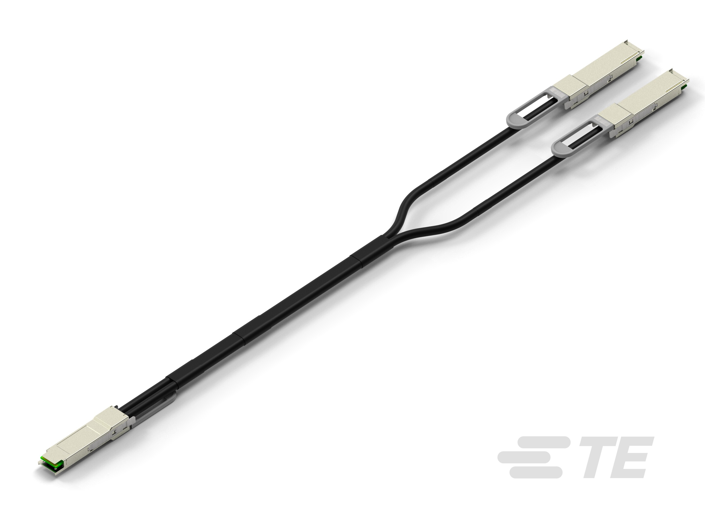 QSFP TO (2)QSFP, 28G, 0.5 METER, 26AWG-2333844-1