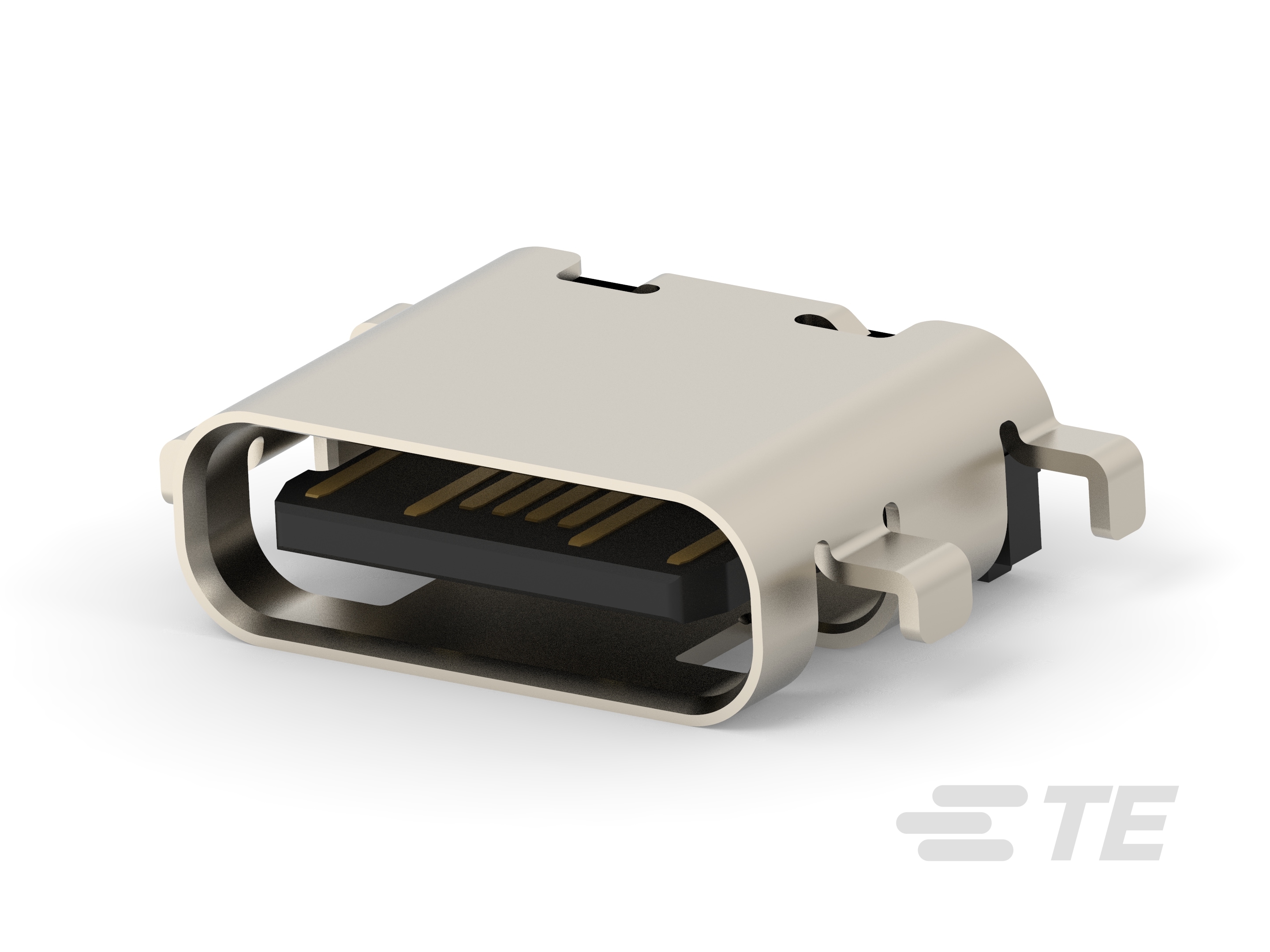 USB Type C 2.0 Conn Rec Mid-Mount One Ro-2340901-1