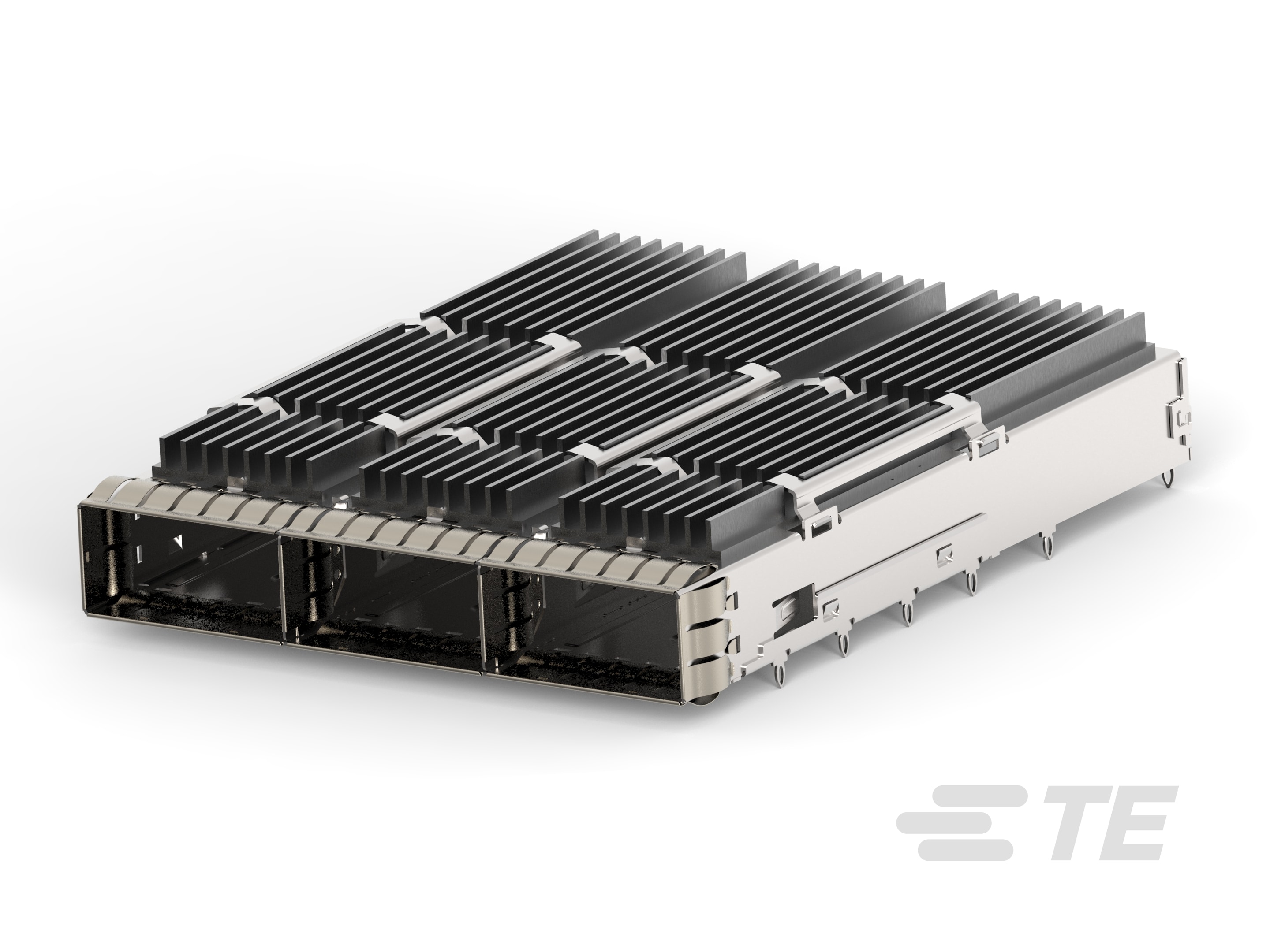 CAGE ASSY 1X3 QSFP-DD HS EXTRUTION PCI-2342886-1