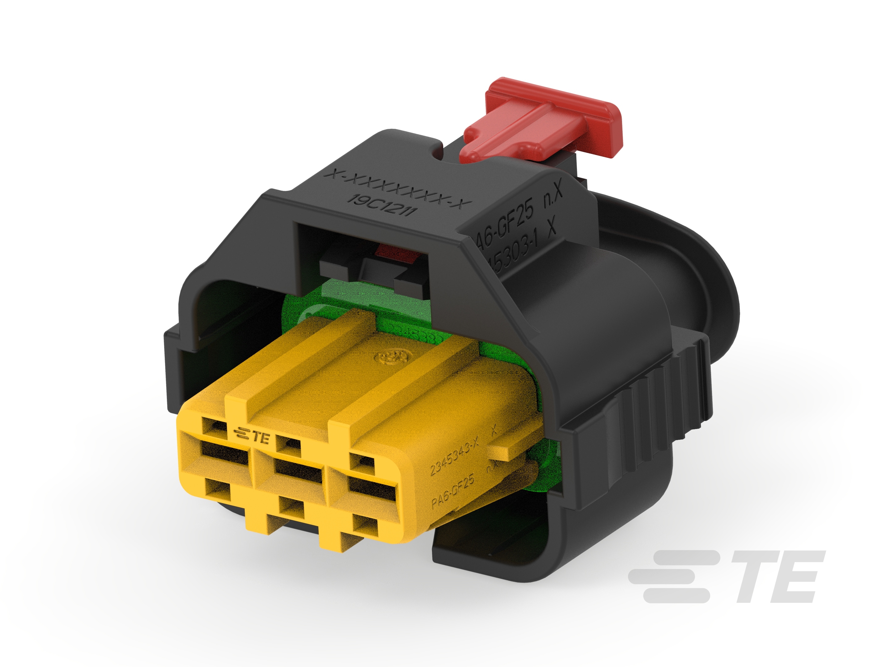 3POS,AMP MCP 2.8,REC HSG ASSY,SLD,COD 2-2345390-2