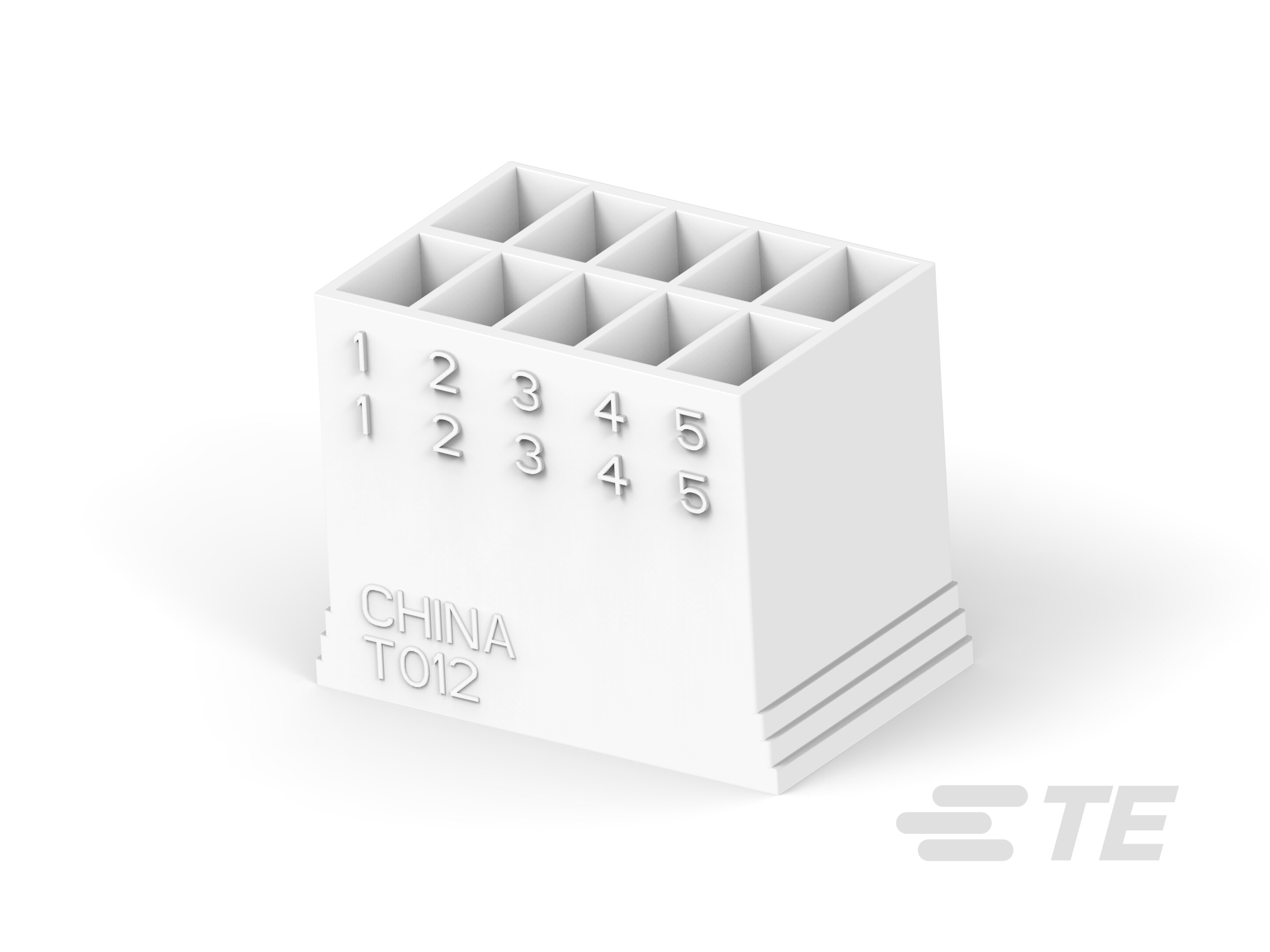 FF 187&250 TAB HSG 9P NYLON NAT-2348943-1