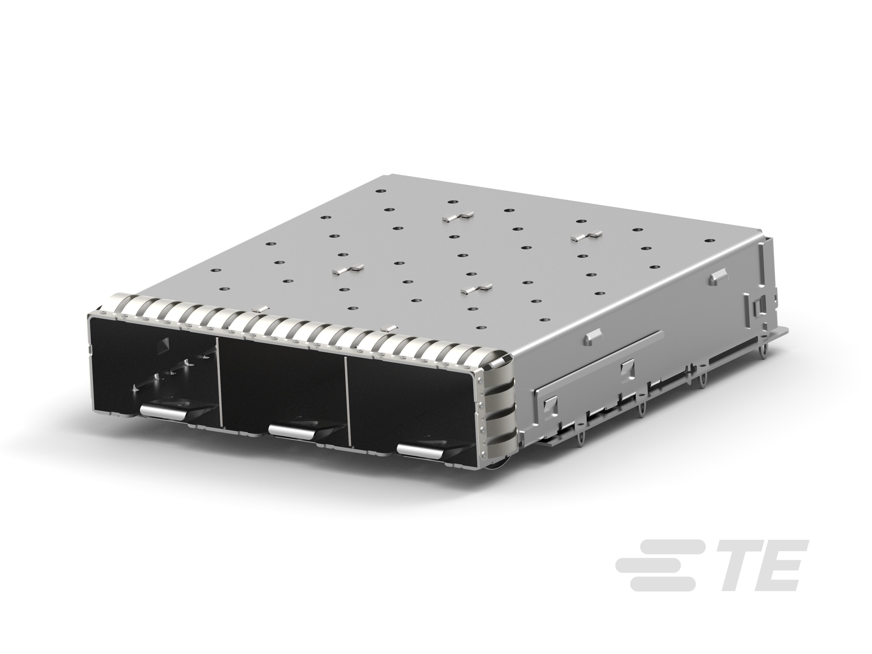 ZSFP+ 1X3 CAGE ASSEMBLY, PRESS-FIT-2349050-1