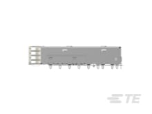Without Heat Sink Without Light Pipe 1 x 1 Pack of 5 Press-Fit Through Hole zSFP+ Single TE CONNECTIVITYTE CONNECTIVITY 2274001-1-Cage 