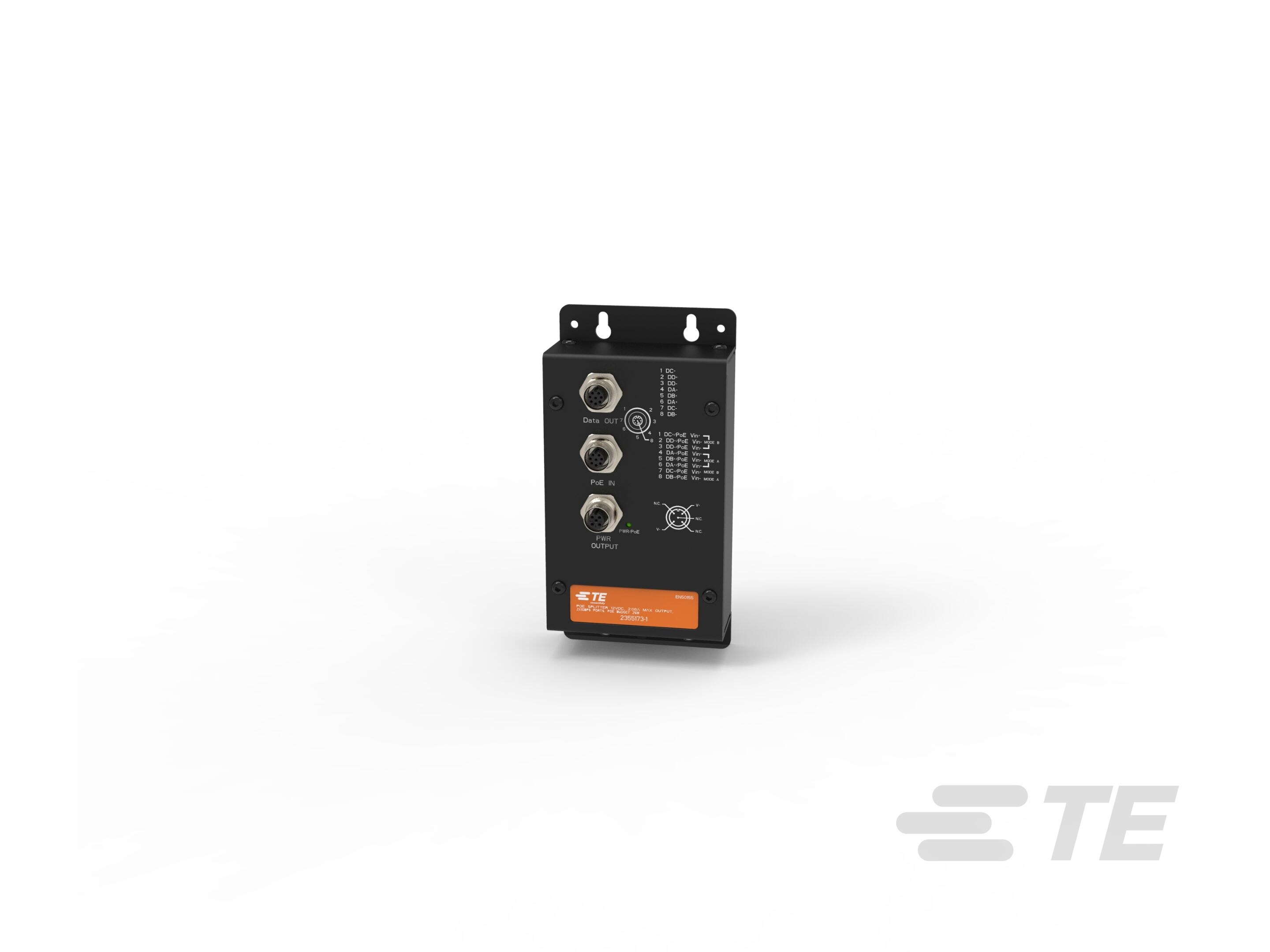 POE SPLITTER 12VDC OUT-2355173-1