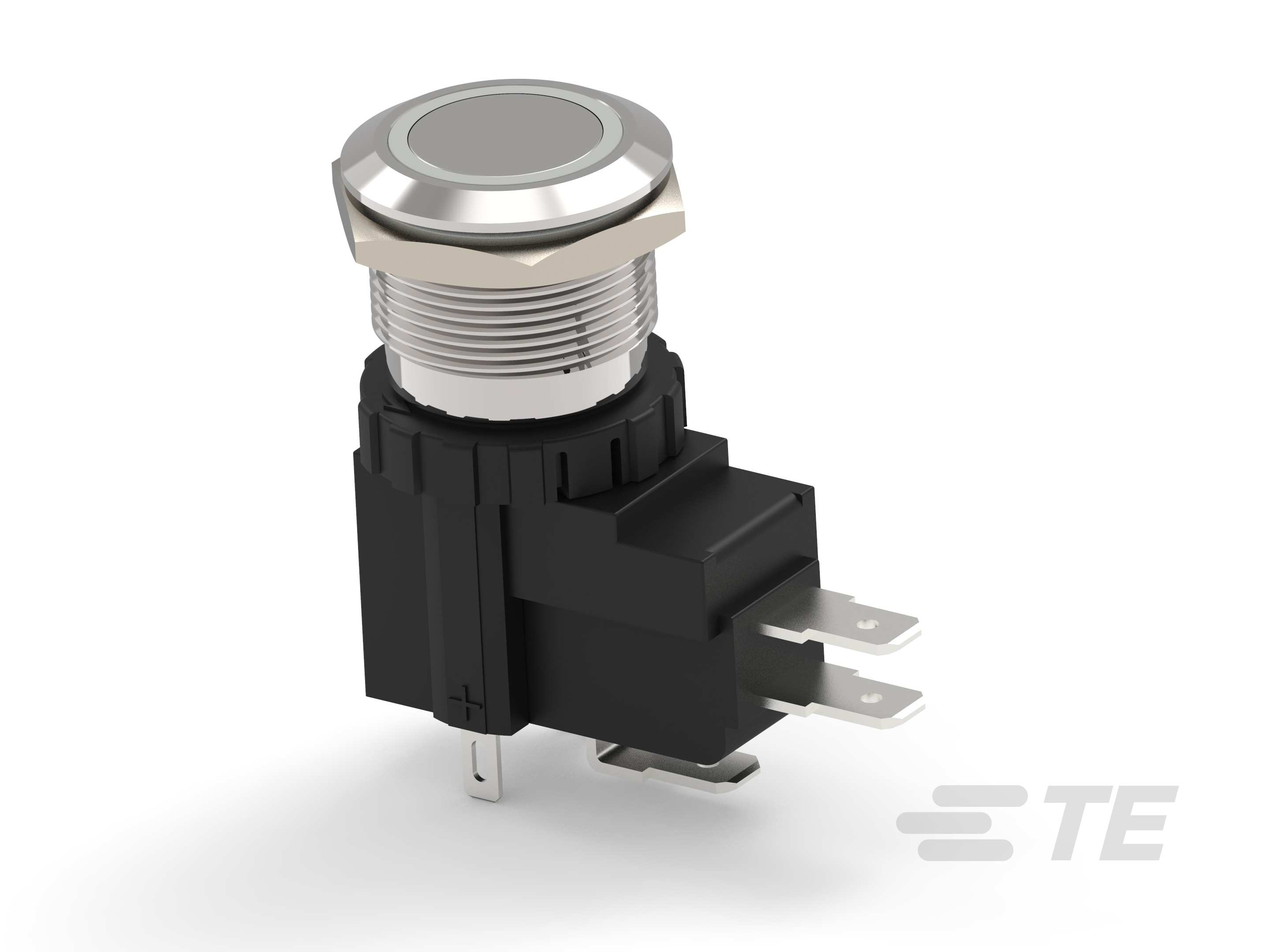 AVH19 FLT SS LK RNG GRN 12V16A-1-2364570-4