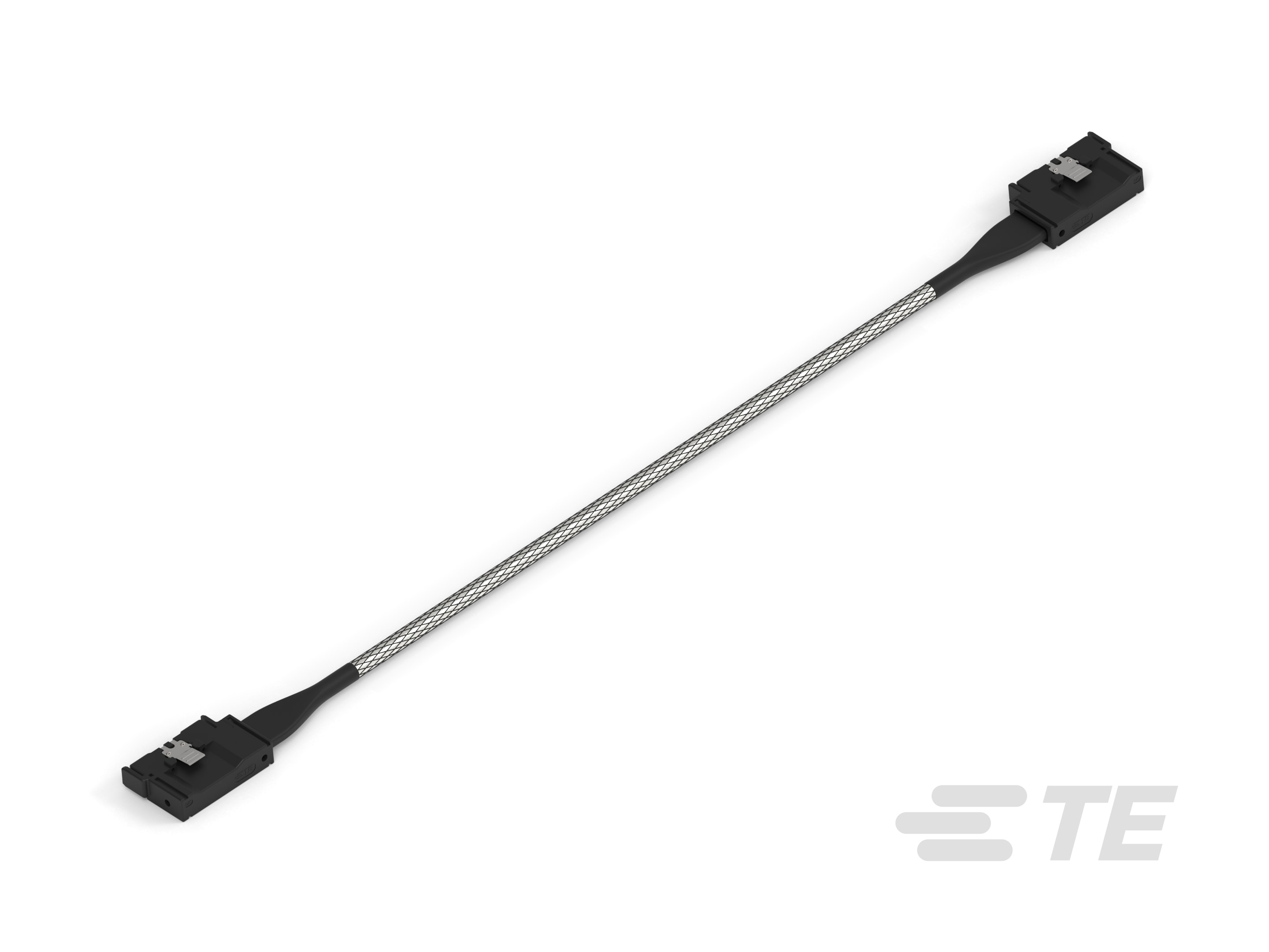 CA, MCIO x8 Lateral push 30AWG 0.5m-2366550-1