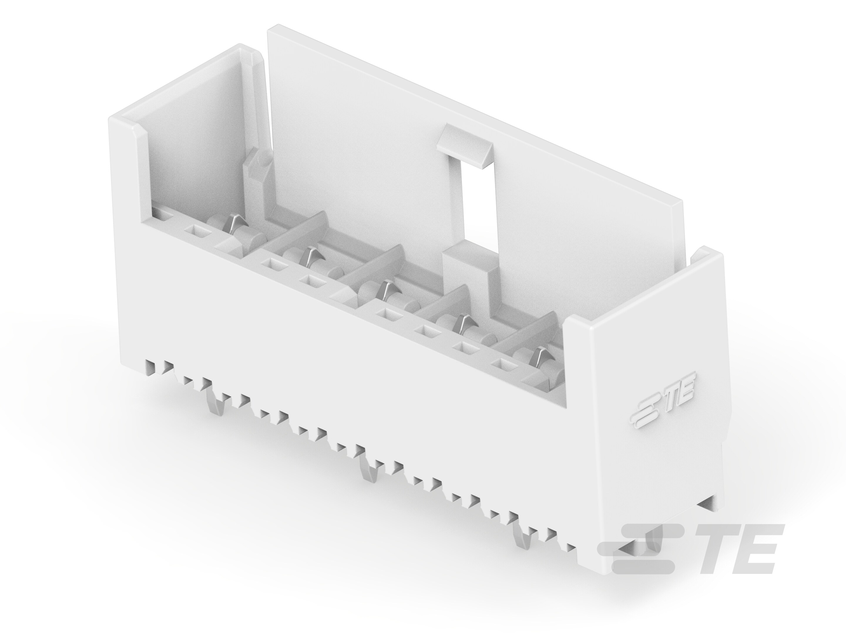 6P POTTED RAST 2.5 HEADER INNER WALL,TIN-2371042-6