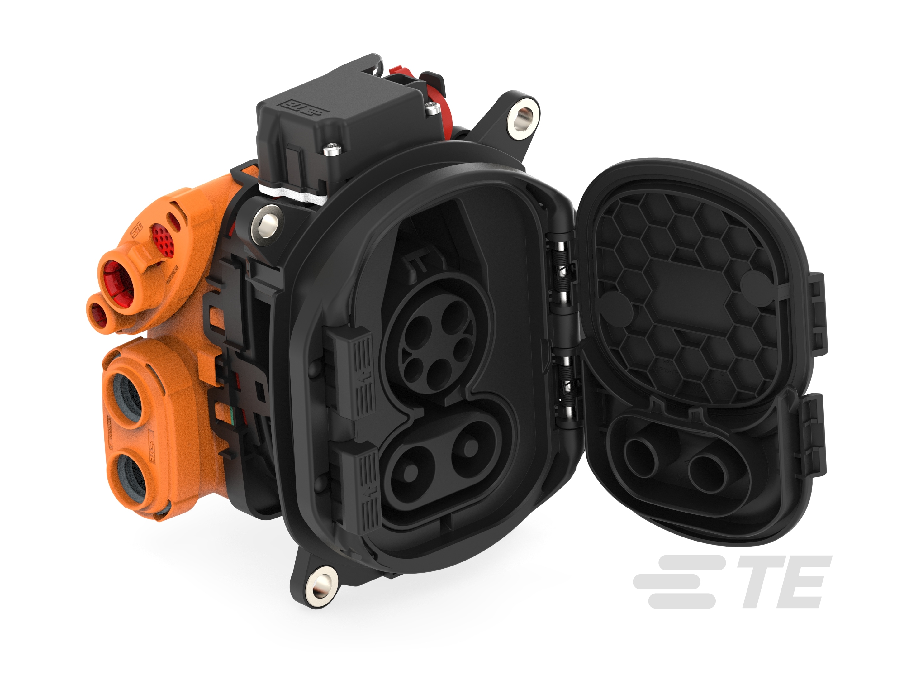 CHARGE INLET, COMBO 1, 90 DEGREE-2375501-5