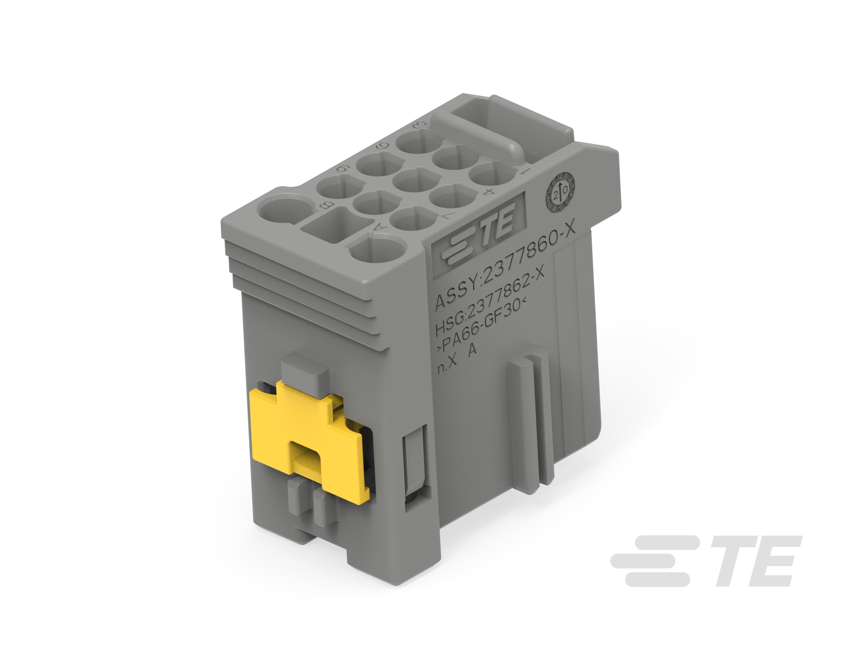 11POS,HYBRID,REC HSG ASSY,UNSLD,COD B-2377860-2