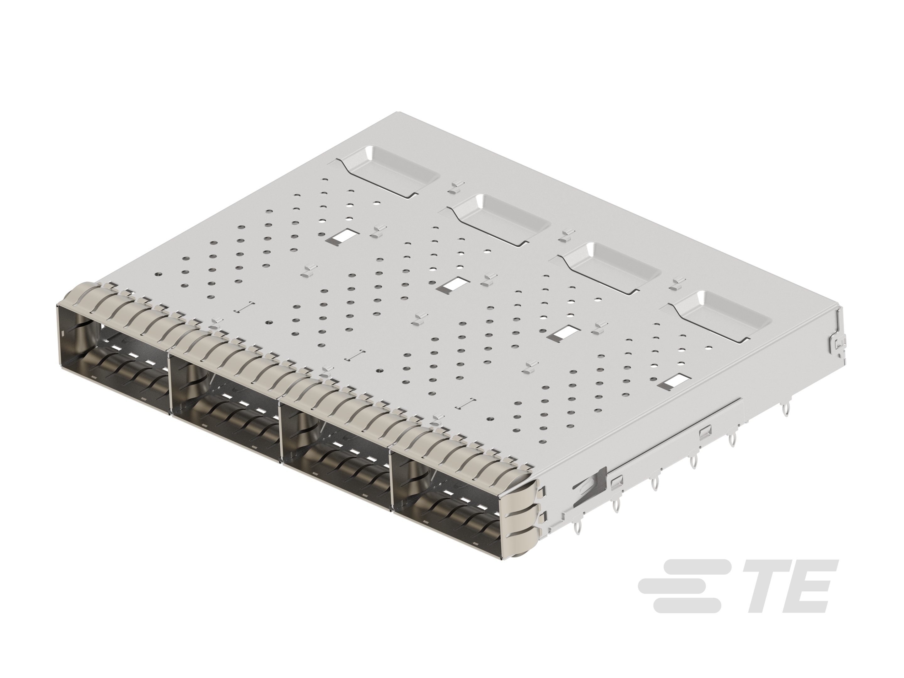 CAGE ASSEMBLY, QSFP112 1X4, SPRING-2386164-1