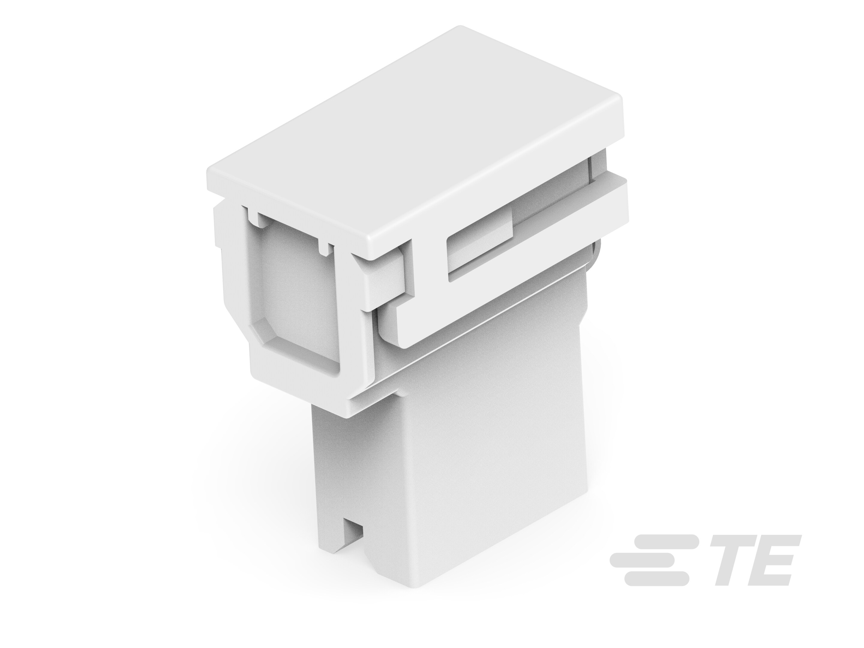 250 FASTON FLAG HOUSING 1P, NAT-2390747-1