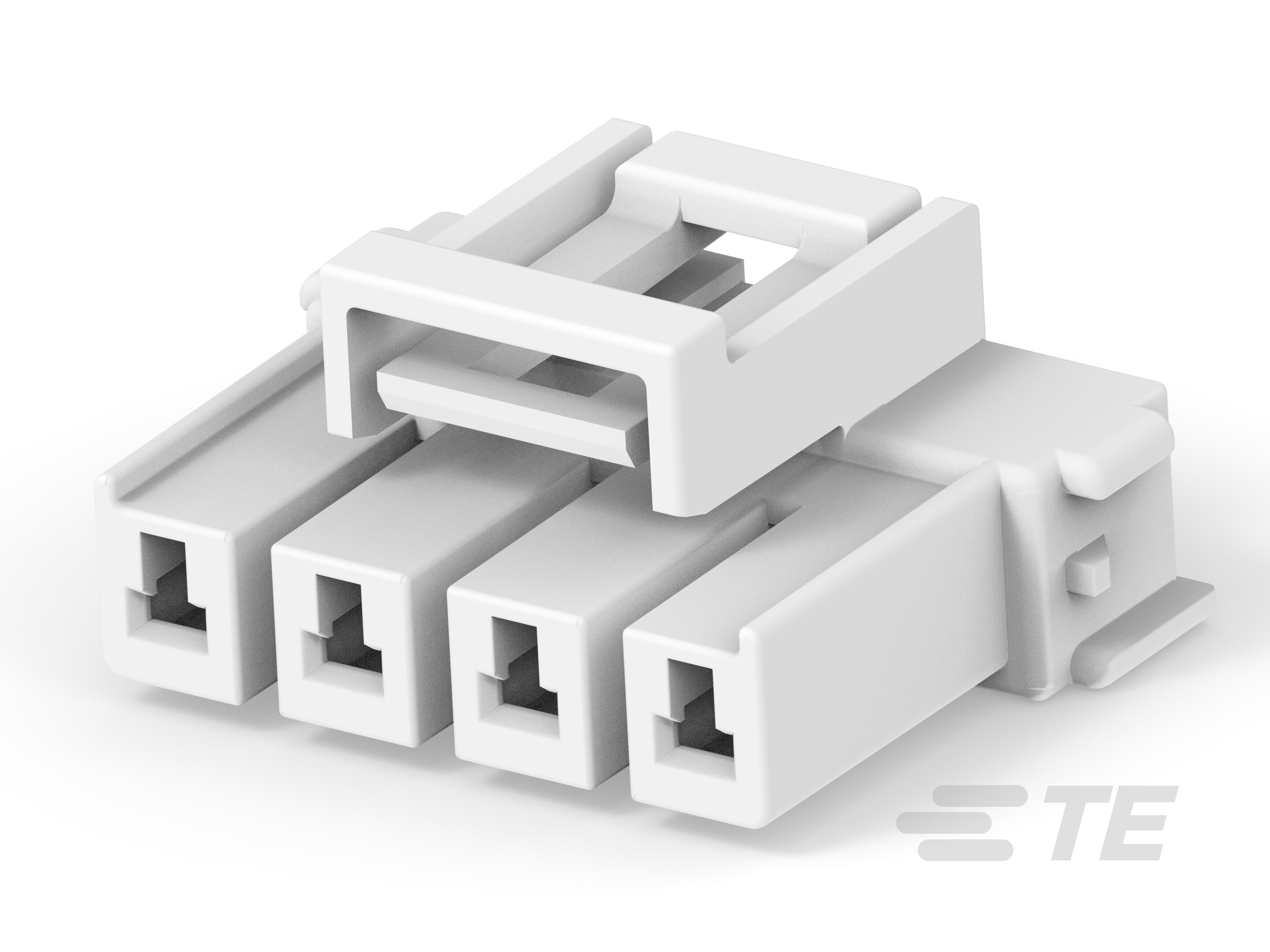 POWER DOUBLE LOCK PLUG HOUSING, 4P-2391516-4