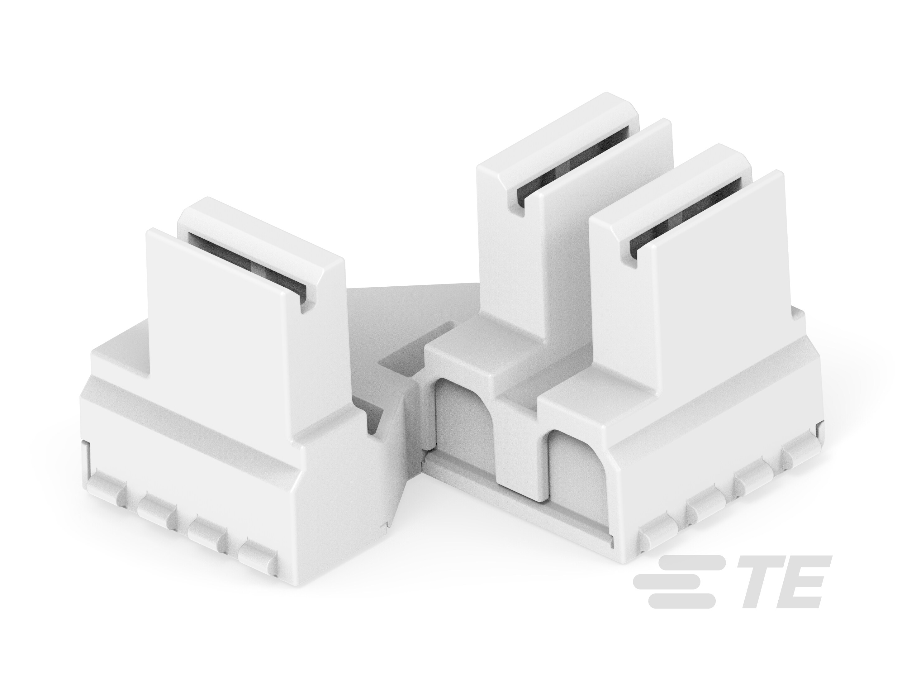 250 FASTON HSG.,FLAG,REC.,3,NATRUAL-5-2394343-1