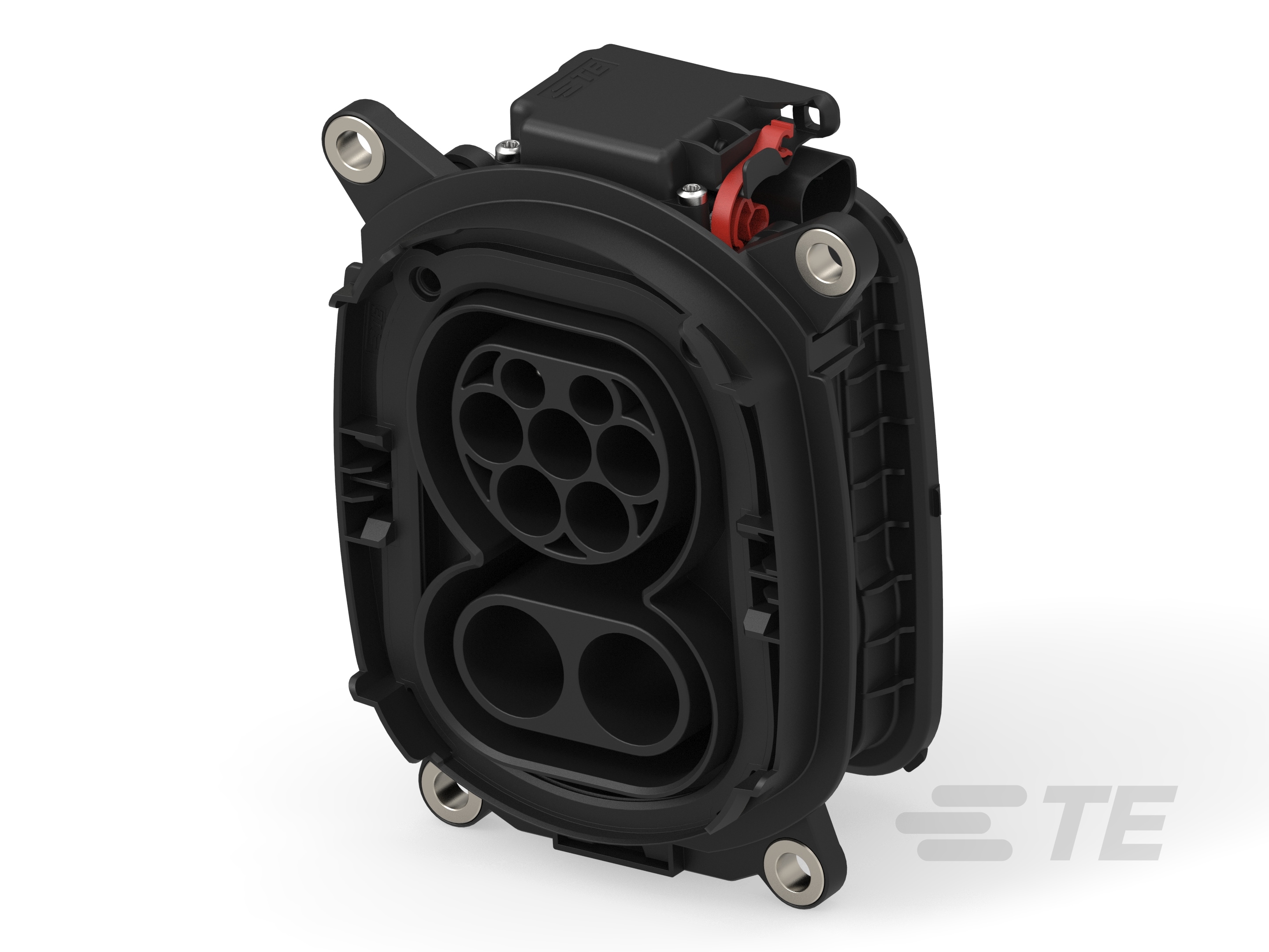INLET HSG LARGER AC, CCS2 ASSY, WITH LED-2415865-1