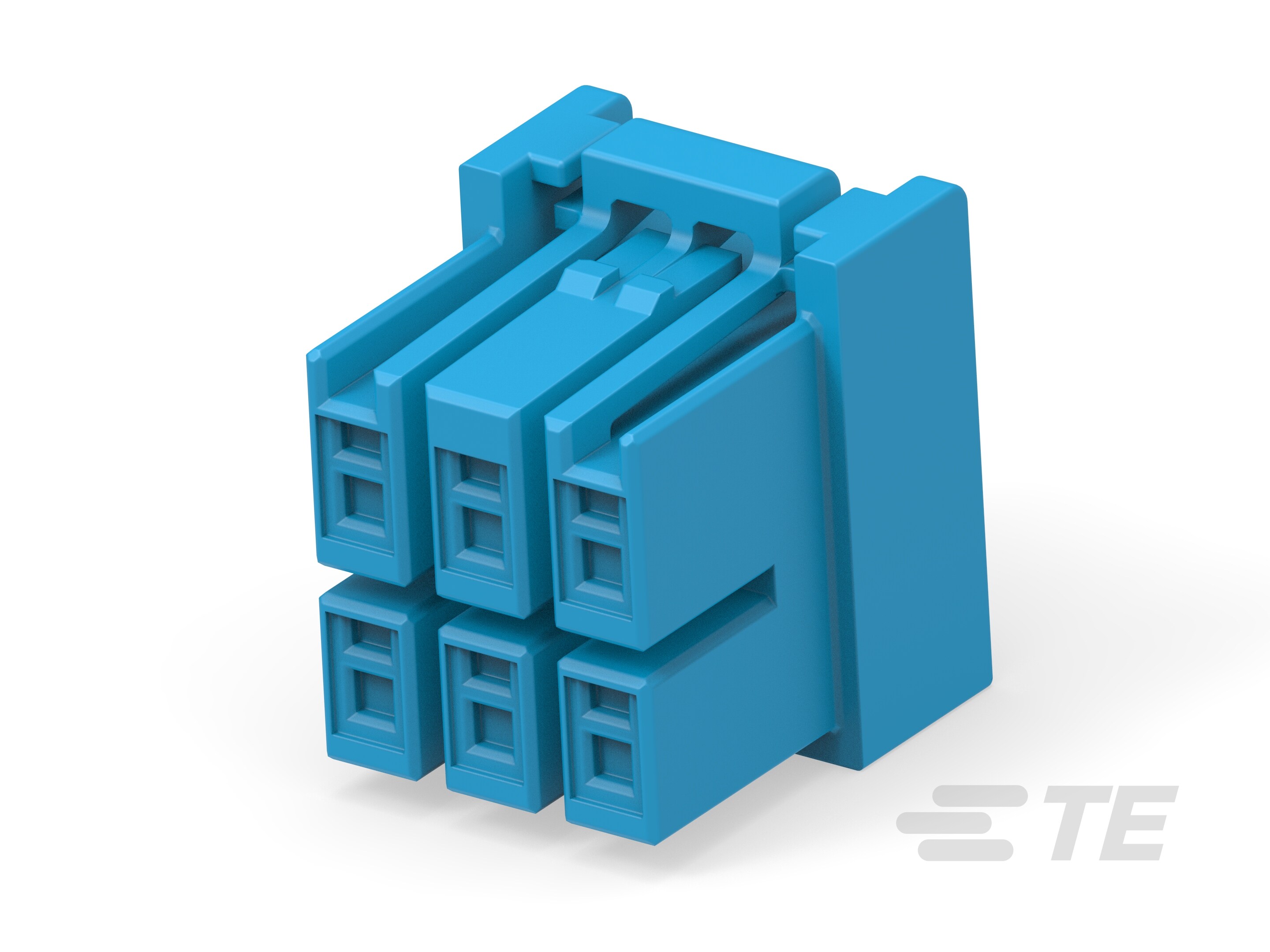 Socket HSG 2X3P Blue HCI 4.0 Pitch-2420266-6