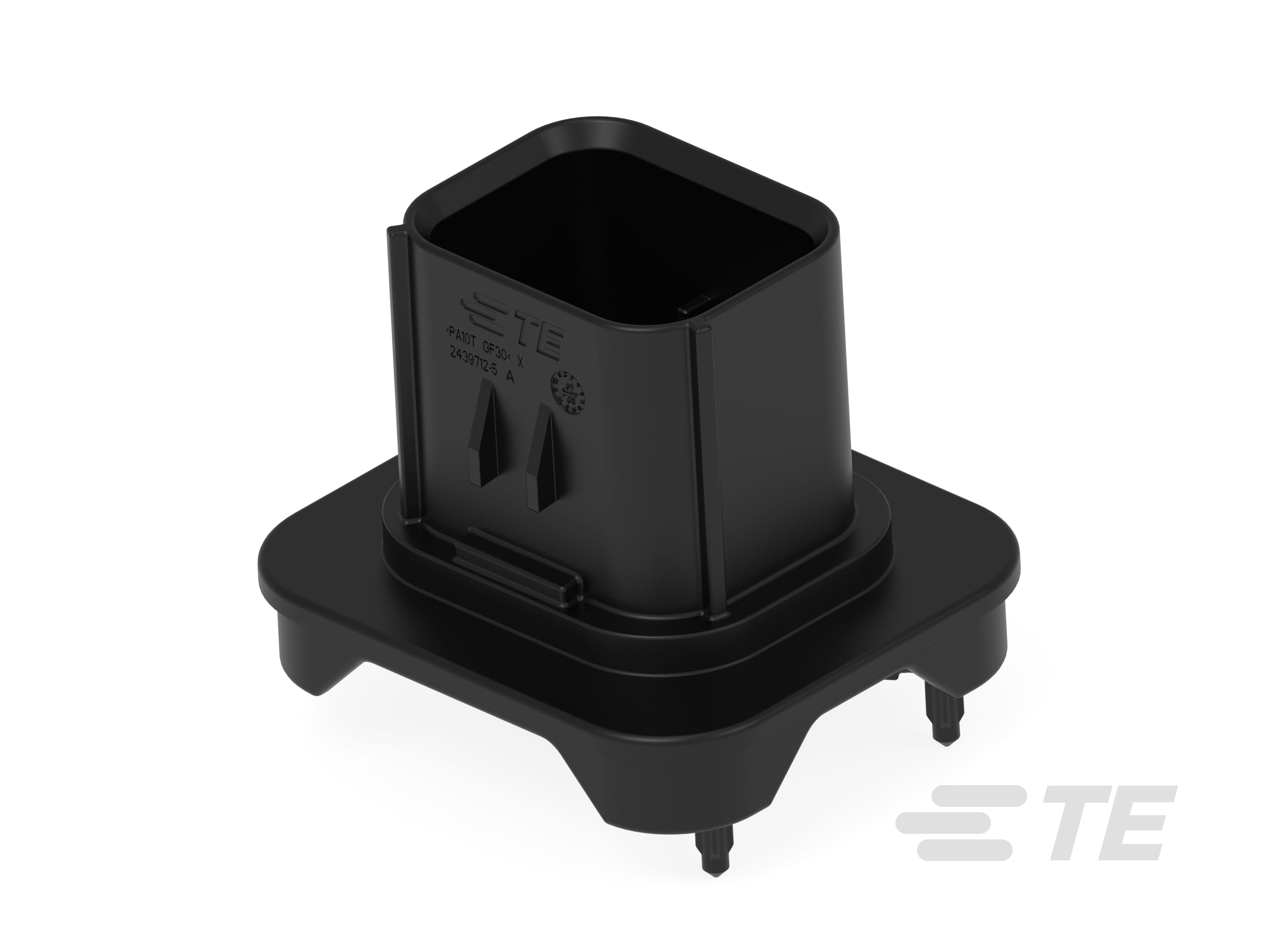 4P,COAX,HDR ASSY,180DEG,COD A(BLACK)-2439715-5