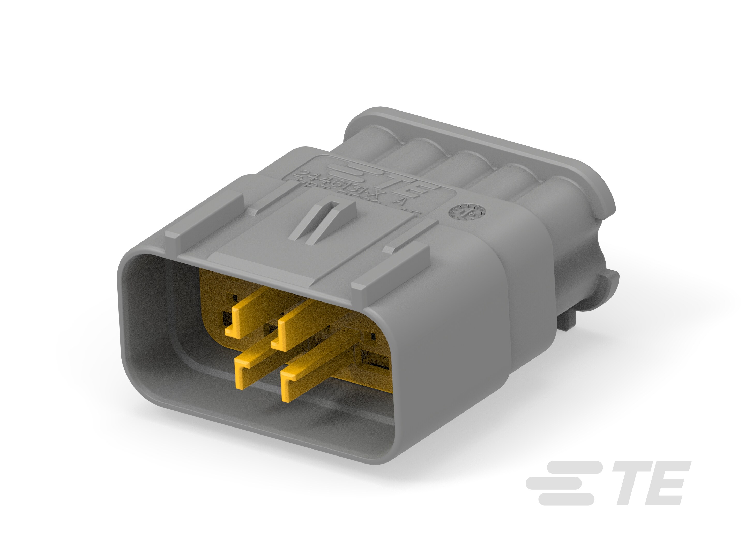 10POS,MCON 1.2,TAB HSG ASSY,SLD,COD C-2446124-3