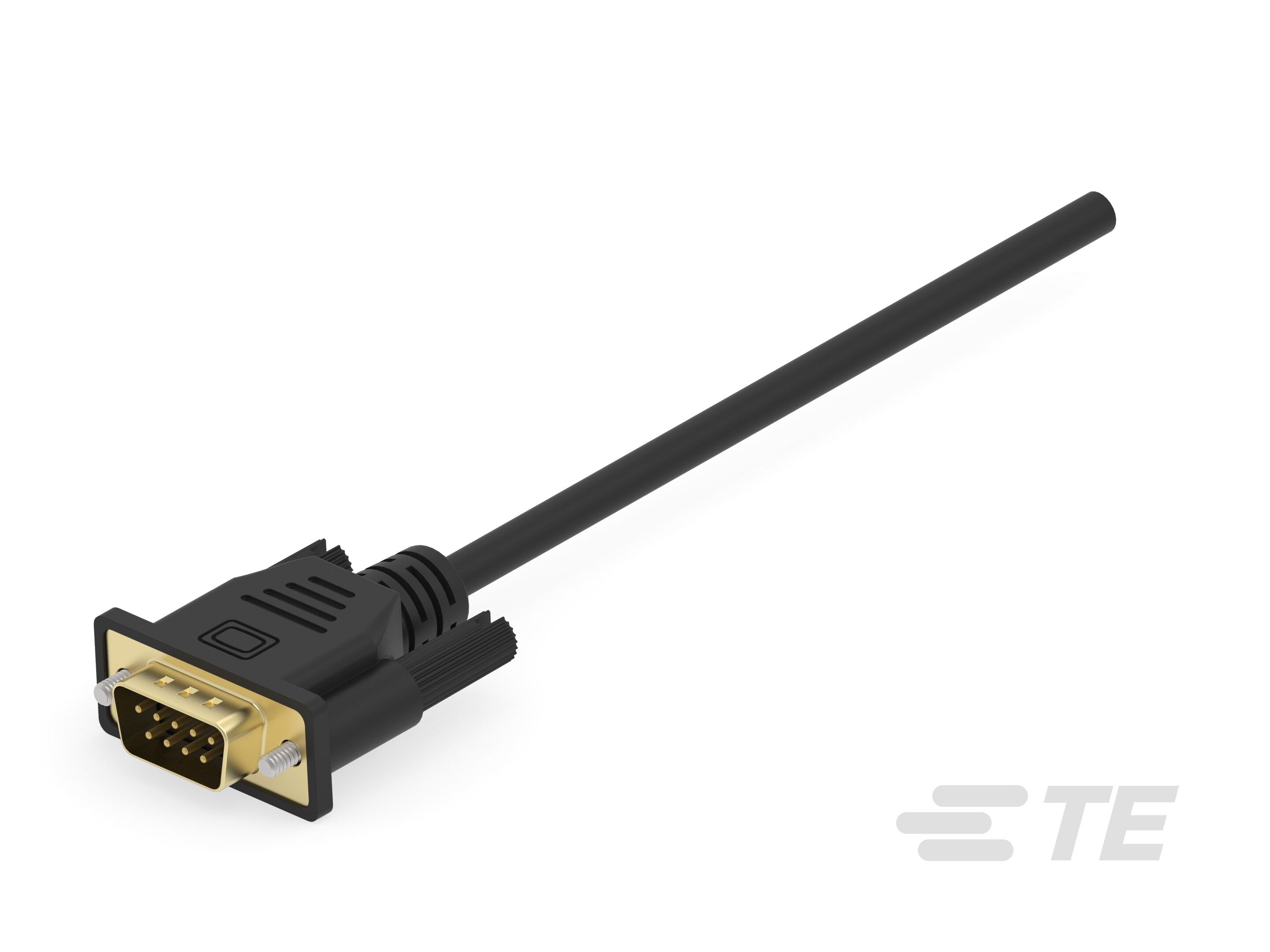 9 POS, D SUB CABLE, 28 AWG, 10 FT, M-T-M-2478170-2