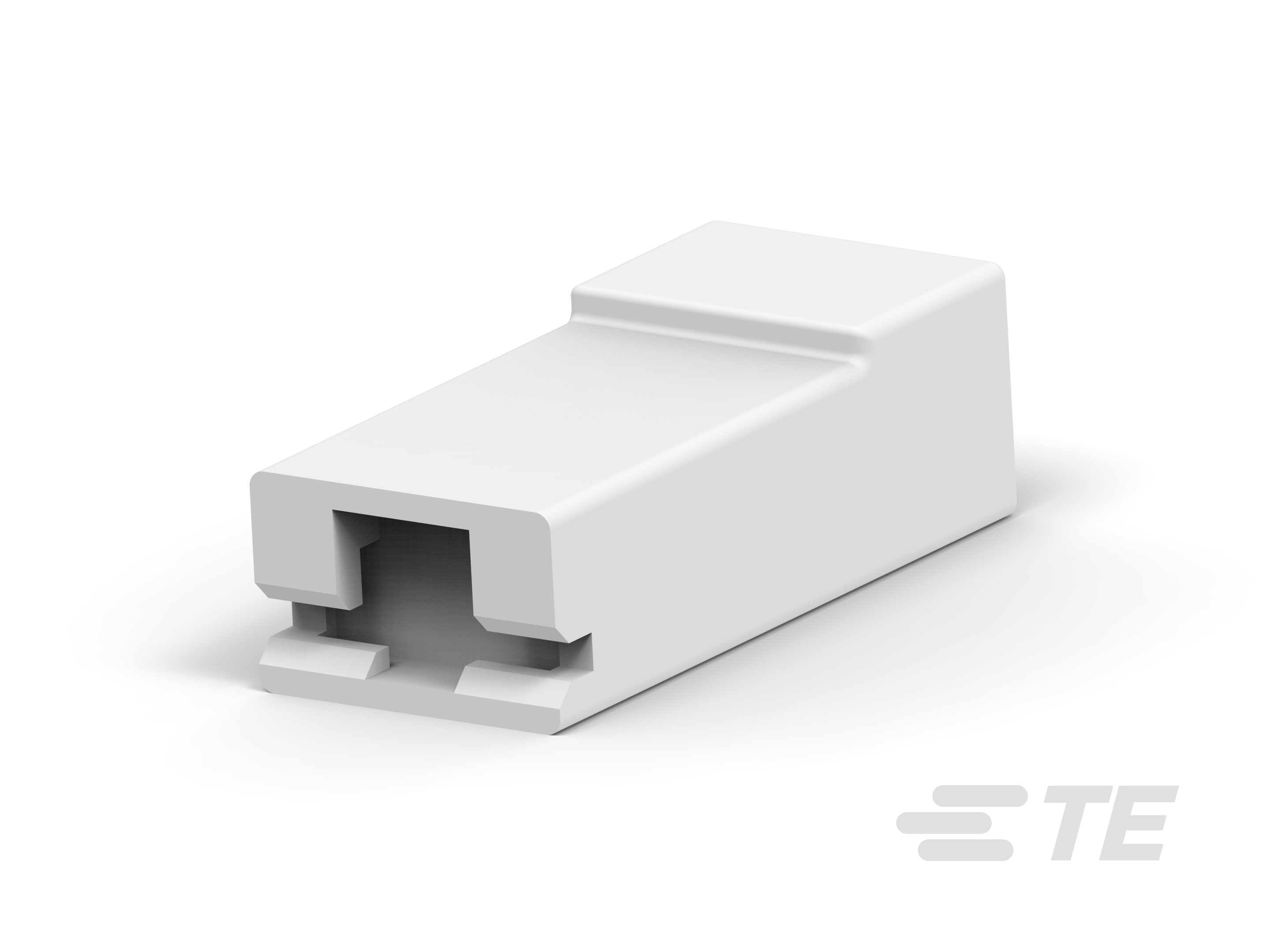 250 FASTON HSG.,REC.,1 POS,NATRUAL-2-480416-4