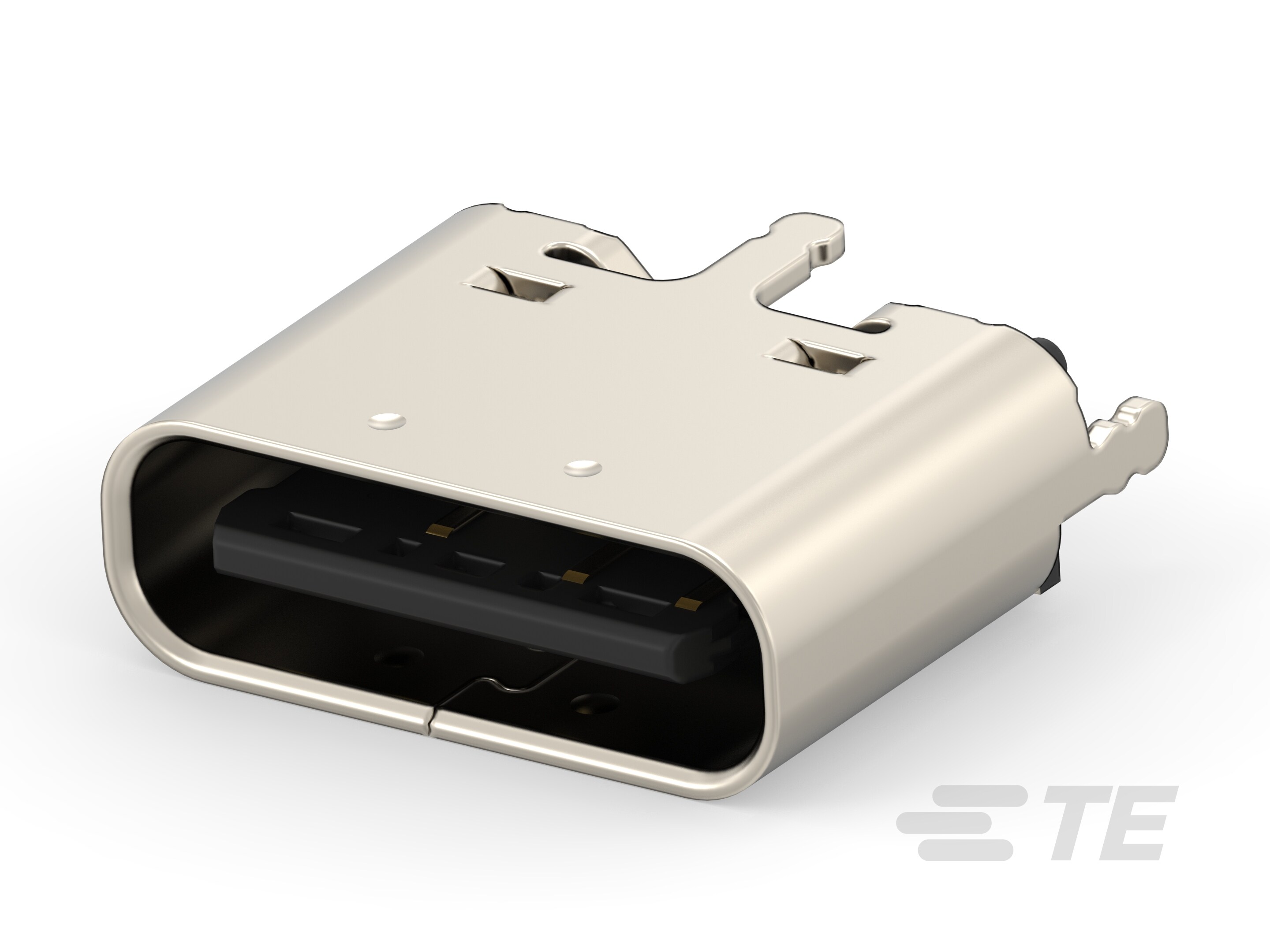 USB C Charge-only,6 Pin, Vert, Long,Lock-2480842-1