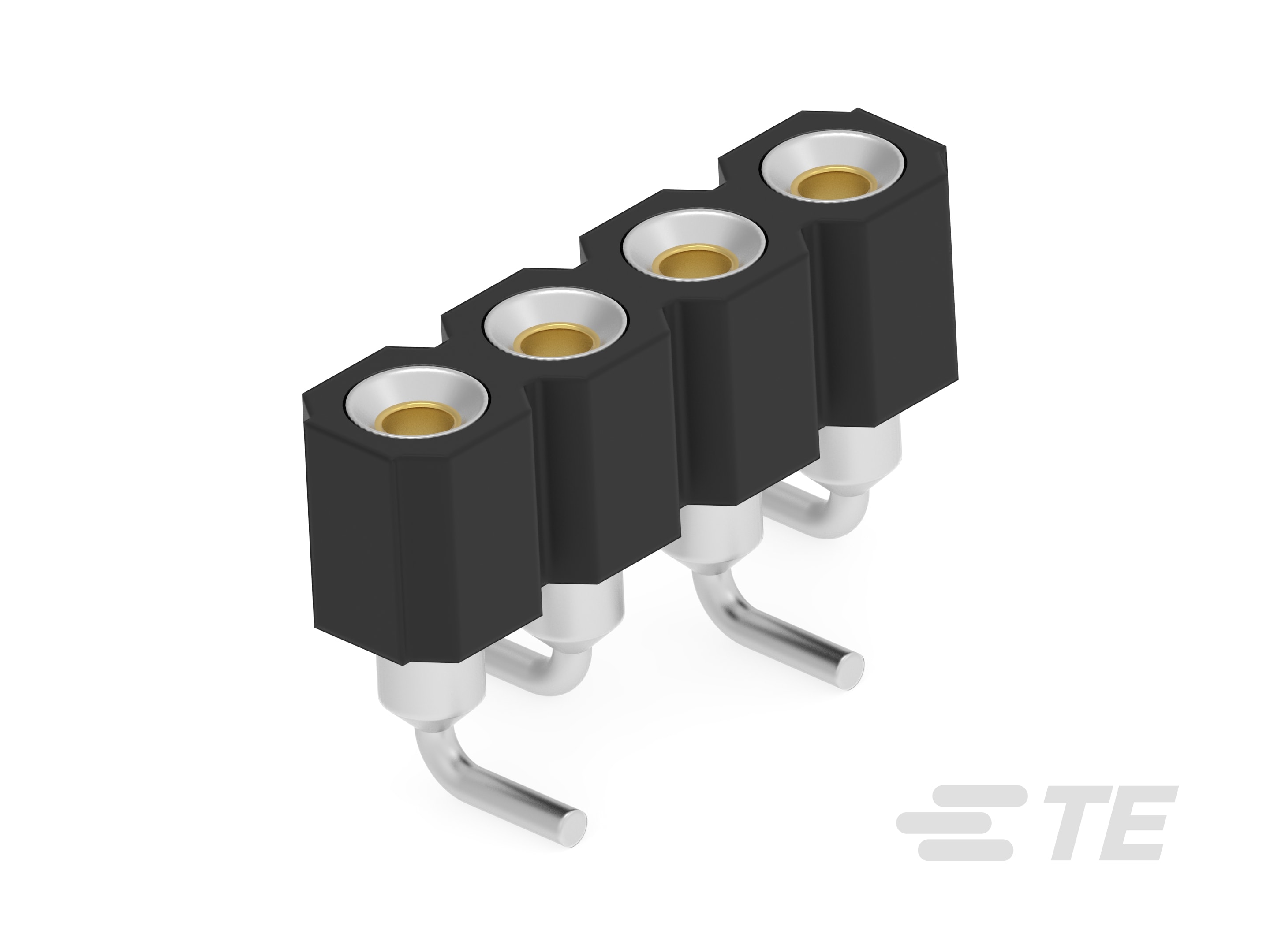 SIP SKT 04POS AU FLASH - SMD-2485259-1