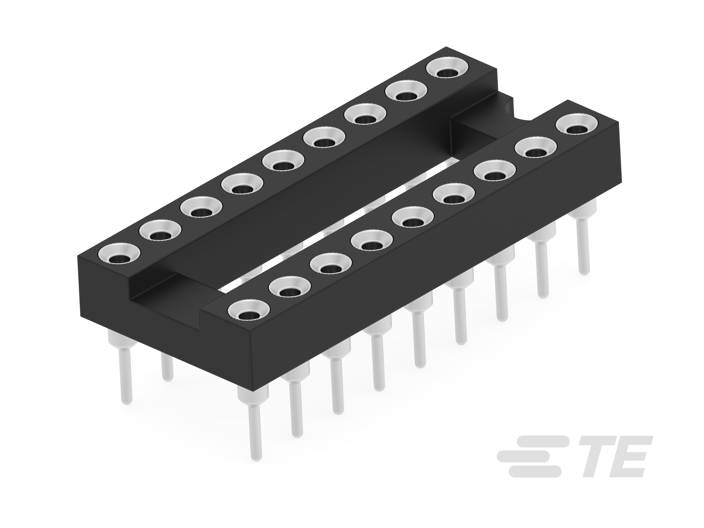 DIP IC SOCKET 18P,Sn-2485264-5