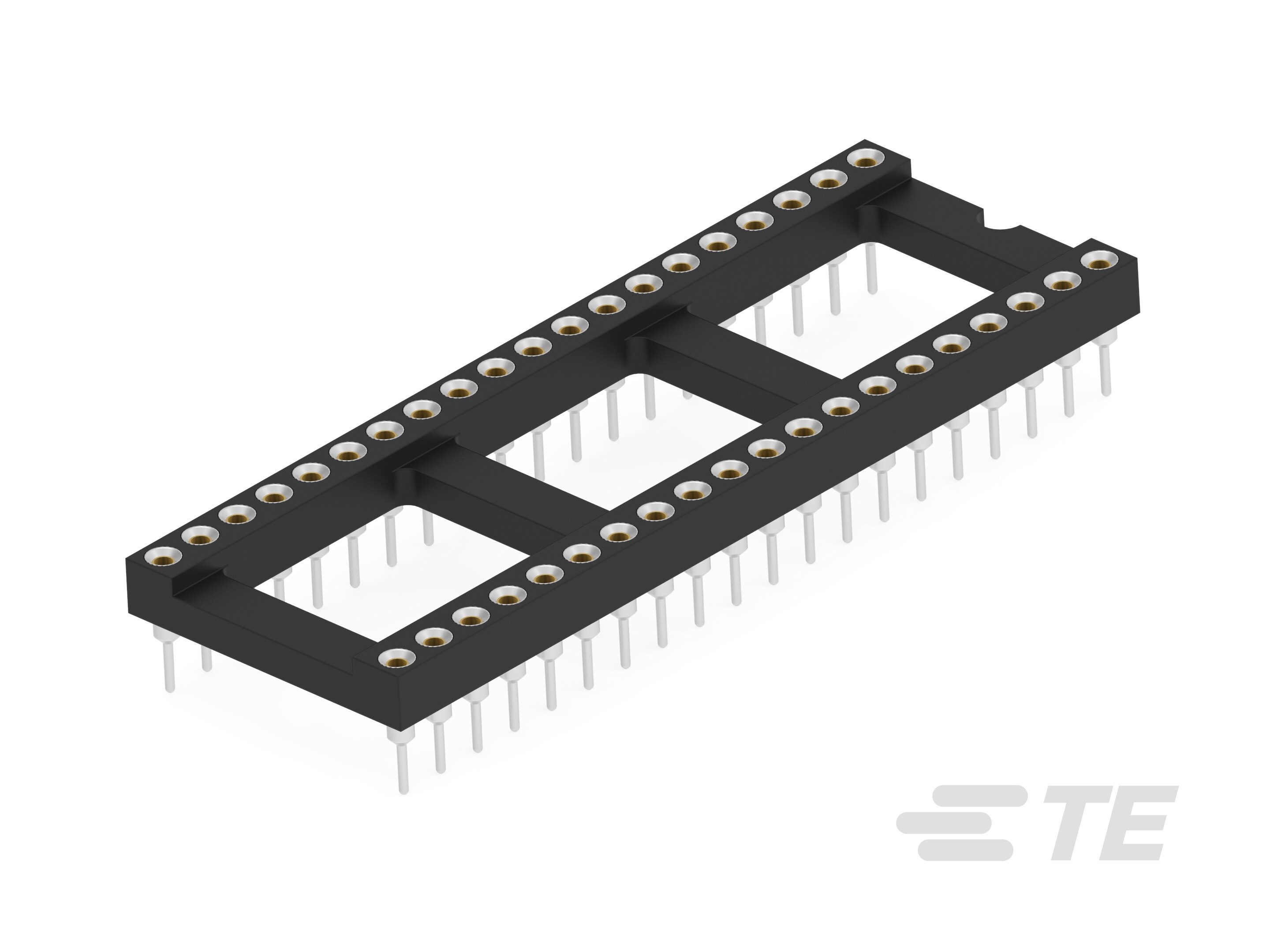 DIP IC SOCKET 40P,GOLD FLASH-2485265-1
