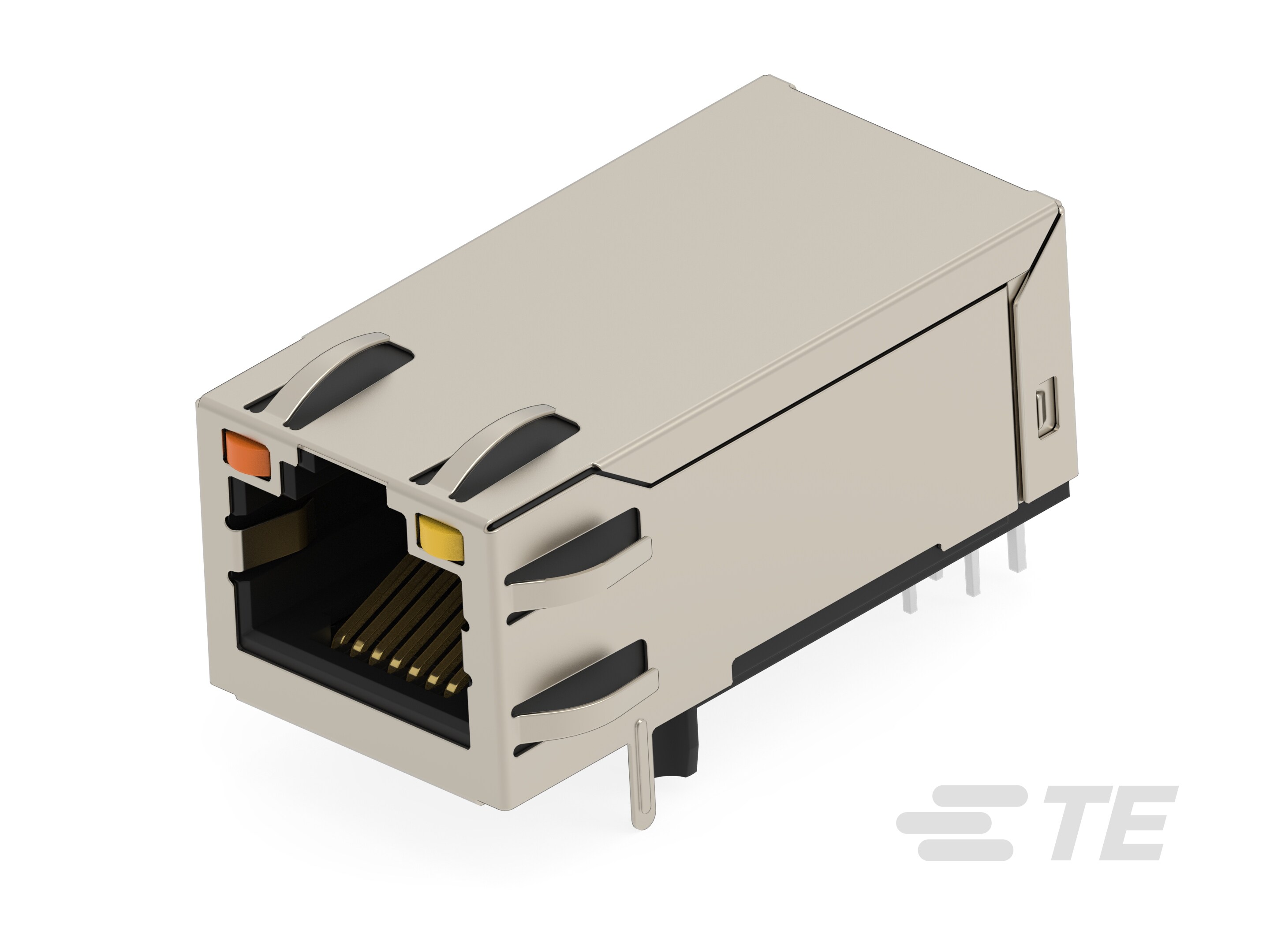 RJ45 MGNT 1X1 1G NON POE LED PLTG T 50-2489116-1