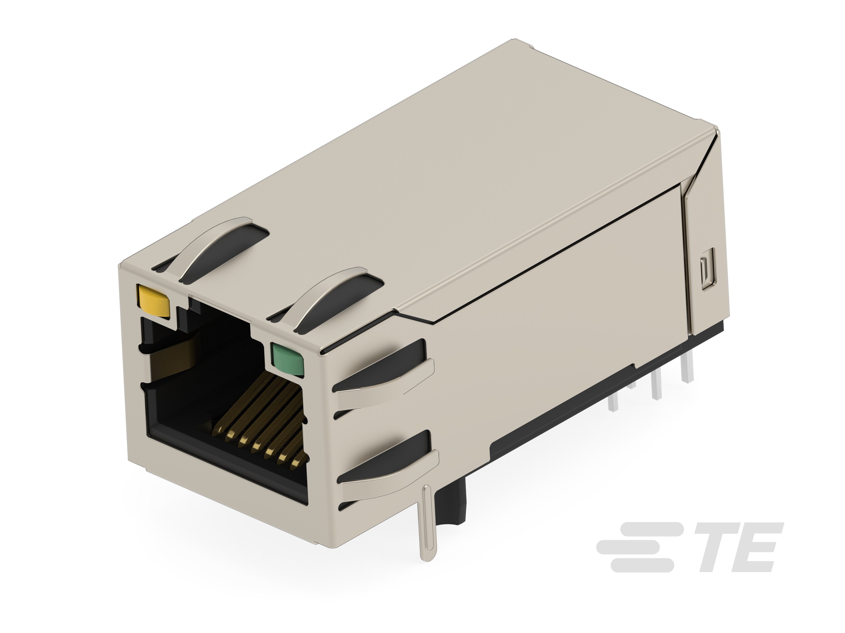 RJ45 MGNT 1X1 1G NON POE LED PLTG T 30-2489117-2