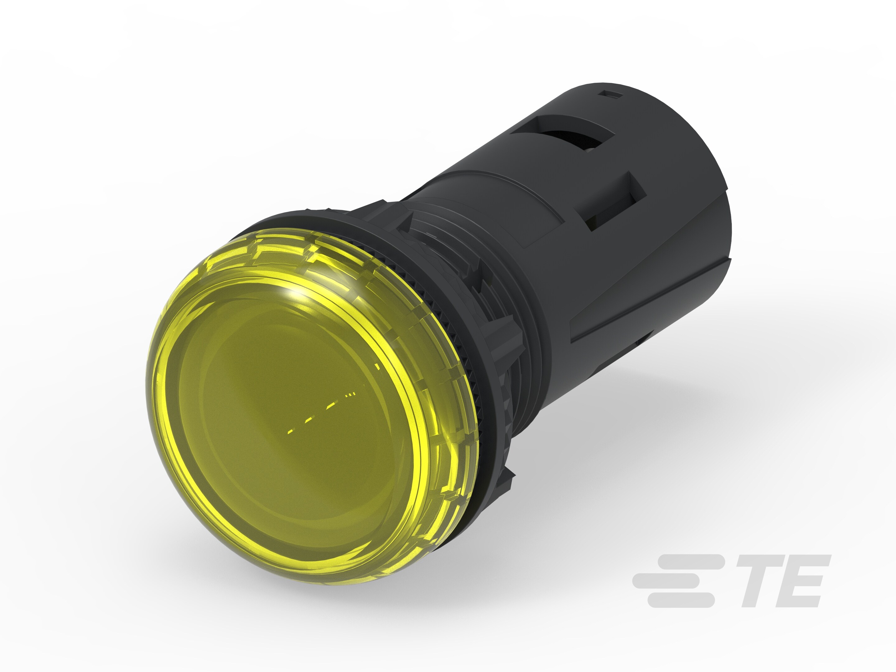 LED INDICATOR YELLOW 240V AC-3-2489541-3