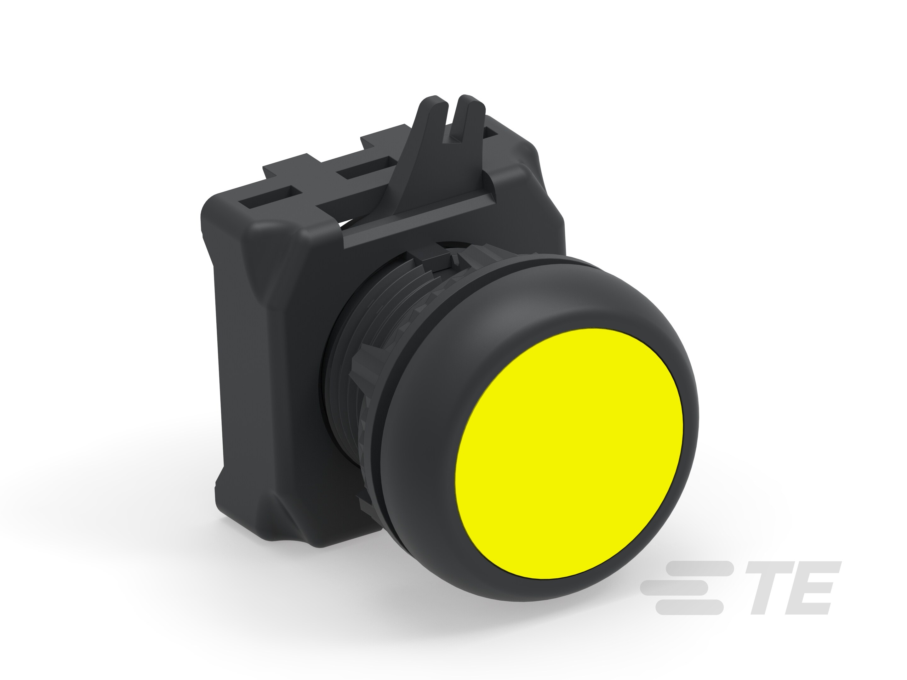 PUSH BUTTON FLUSH YELLOW-2492672-3