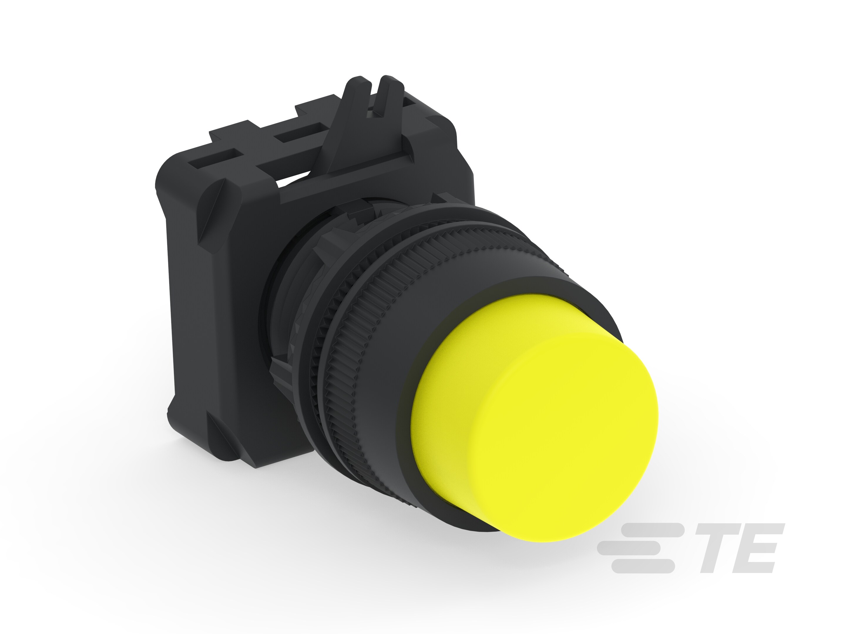 PUSH BUTTON EXTENDED YELLOW-2492673-3