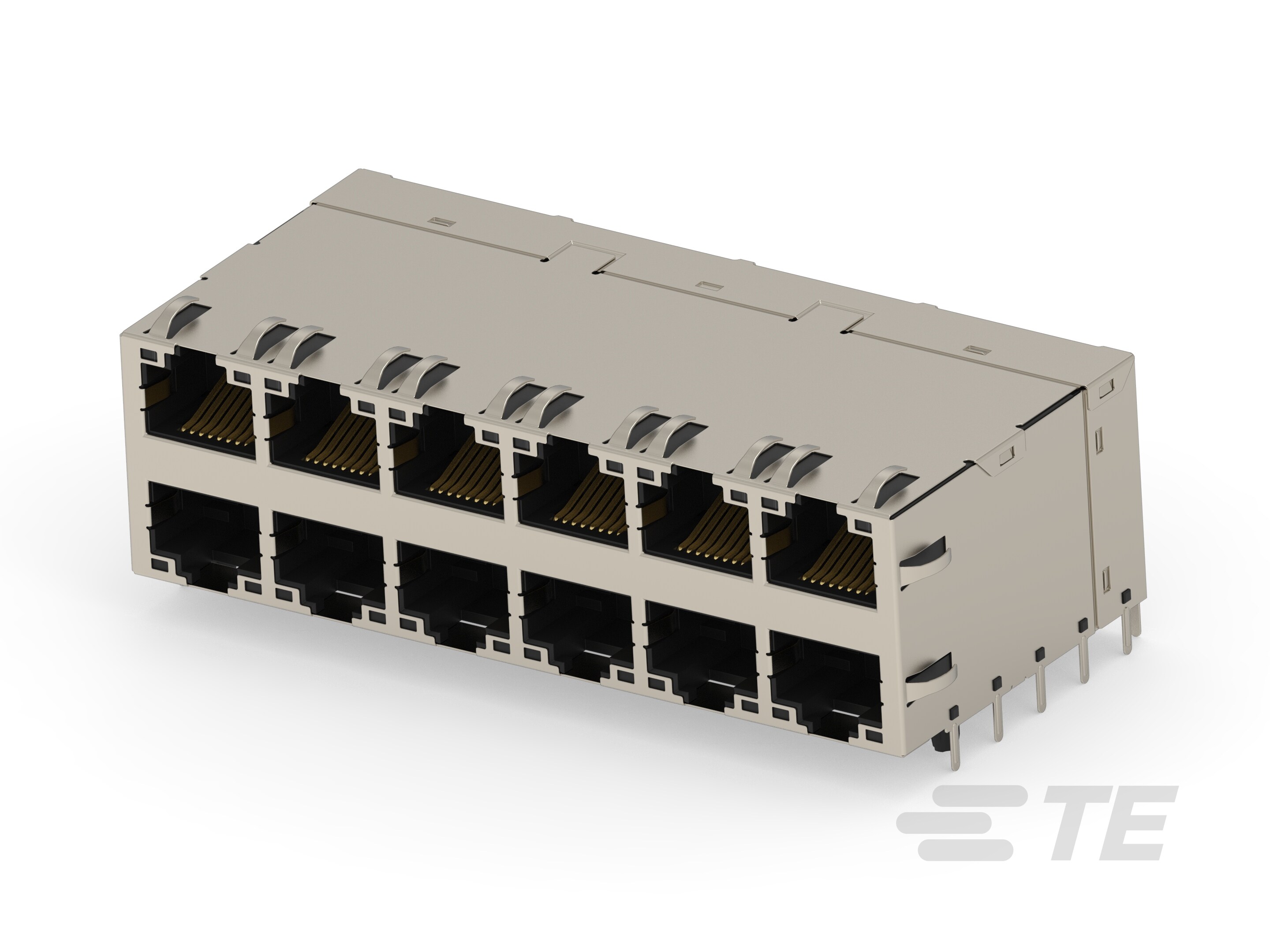 4 Rj45 Socket 2497275-4 : RJ45 Connectors | TE Connectivity