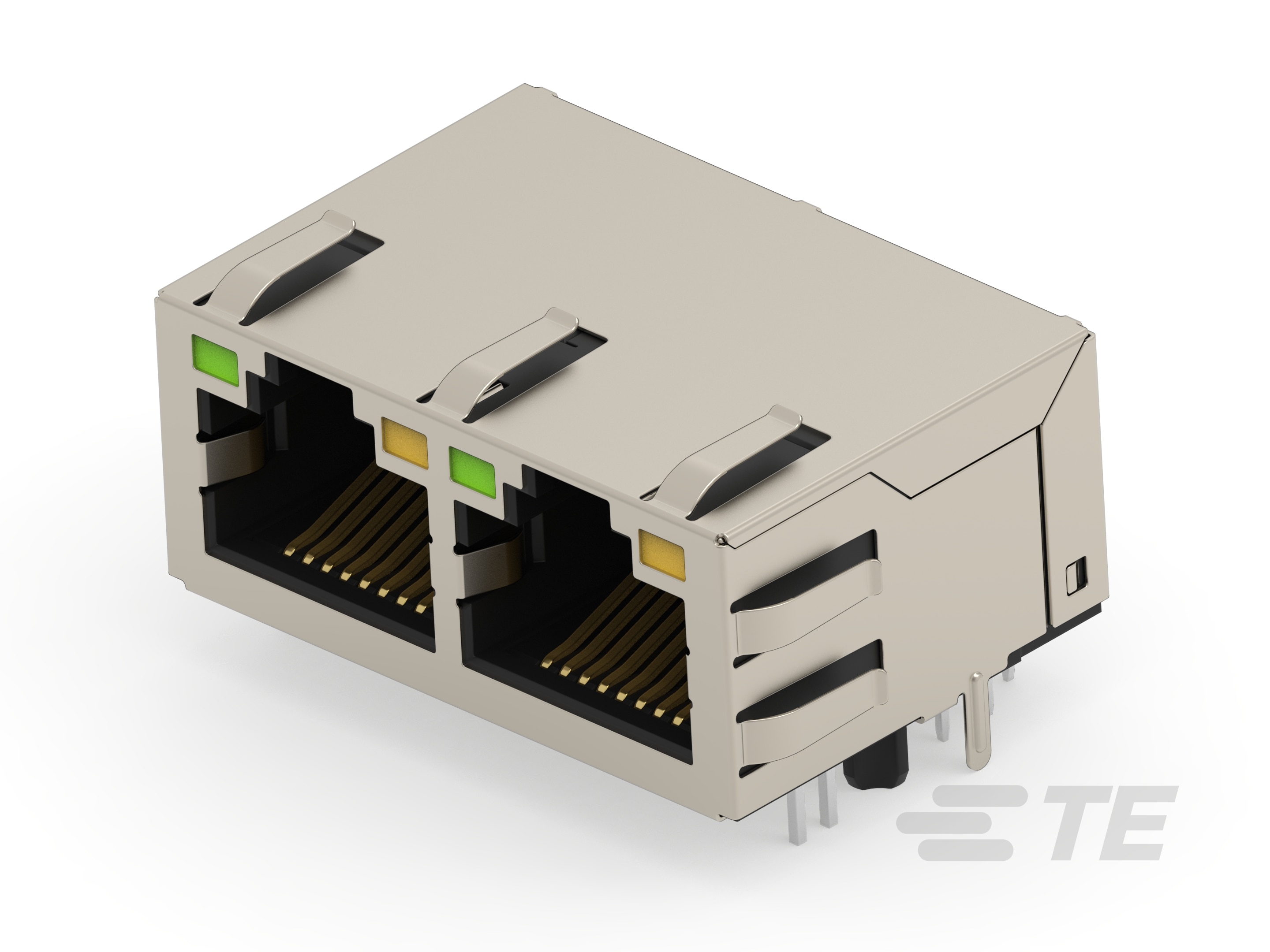 RJ45TAB UP 21.6 1X2 1G WITH SHELL&LED-2497289-1