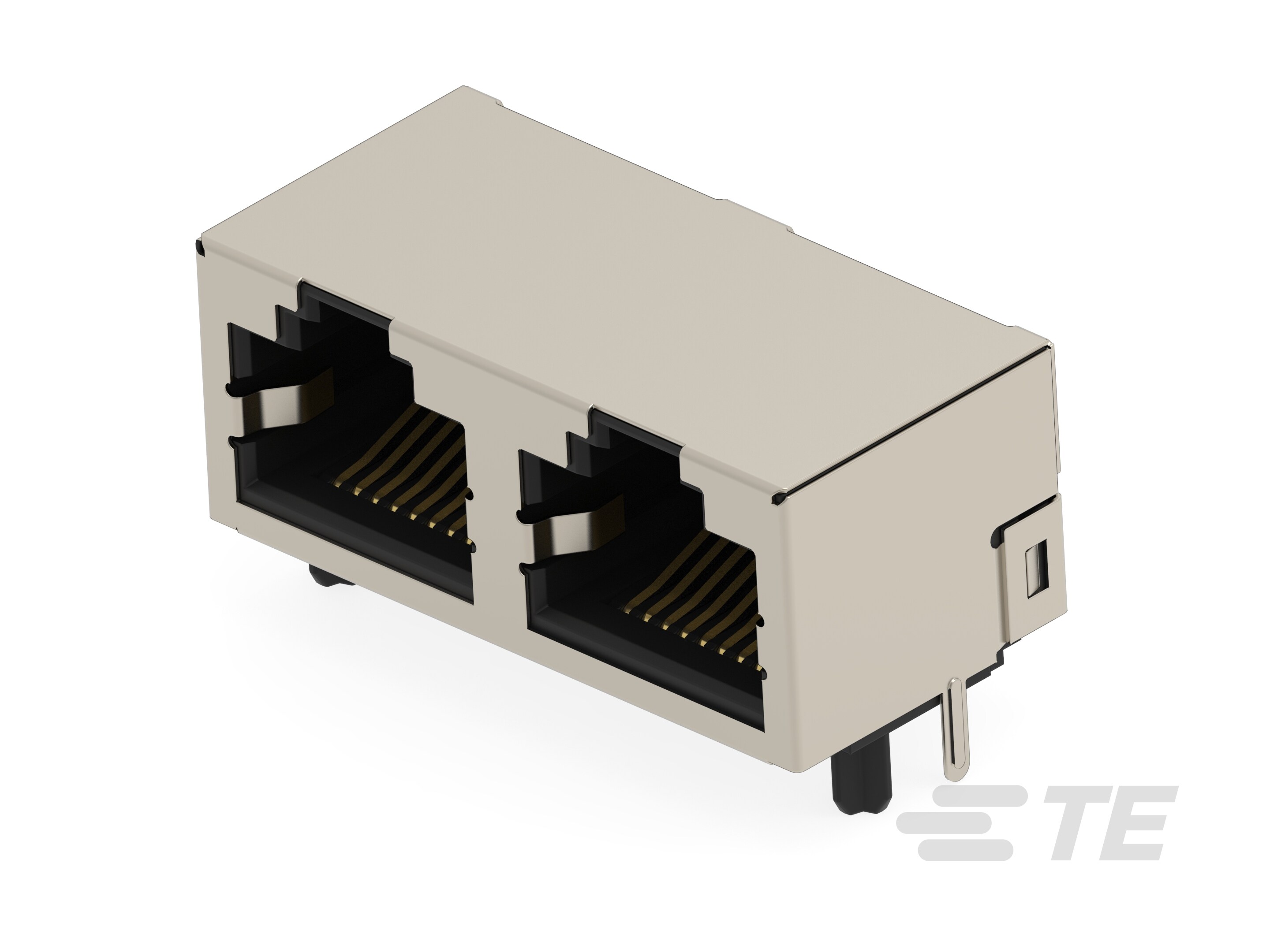 RJ45 JACK THR 10/100 R/A 1X2-2501552-2
