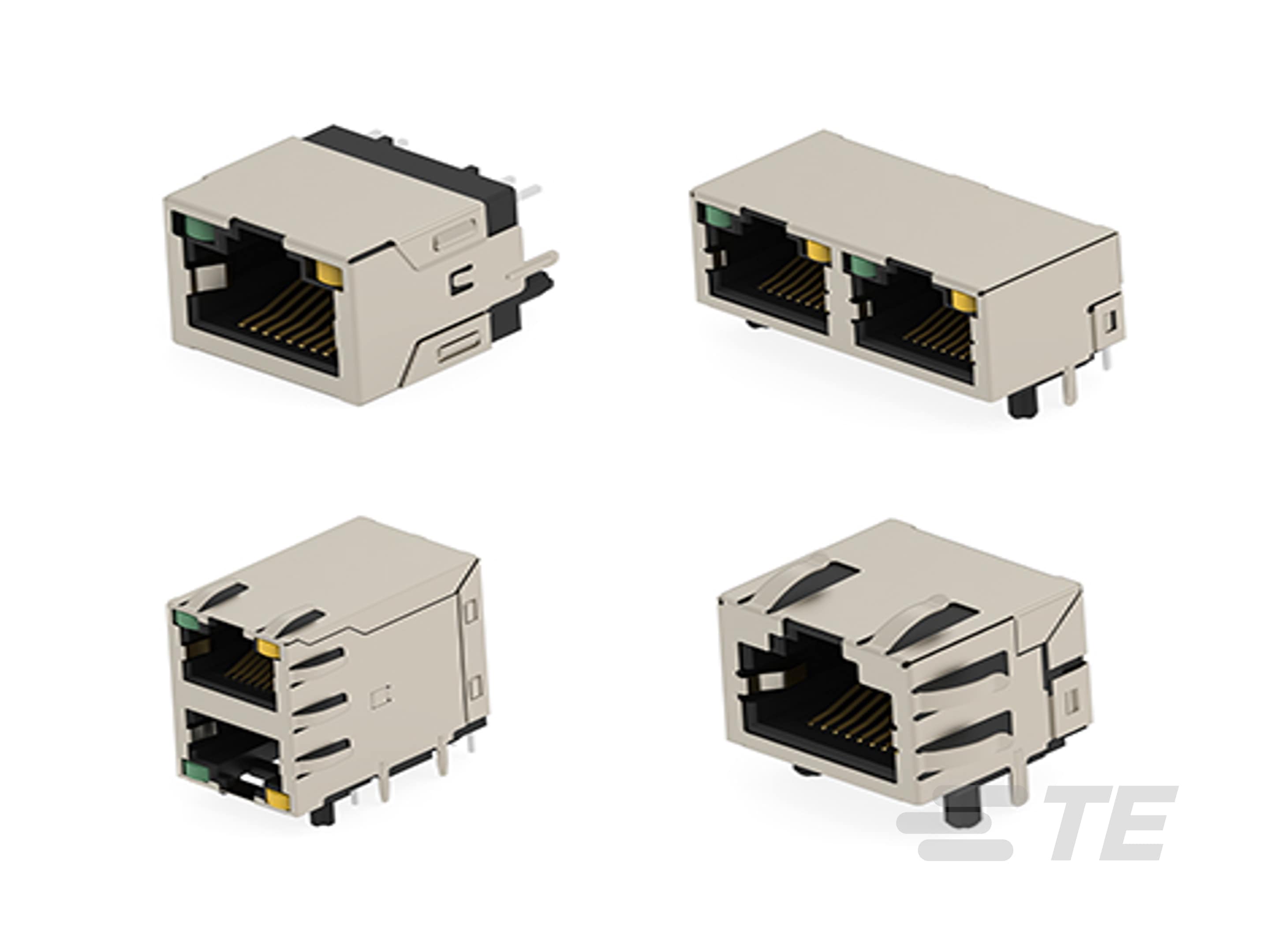 Industrial RJ45 modular jacks: 10/100 Mbps and 1 Gbps, THT reflow solderable-CAT-Z16-RJT45