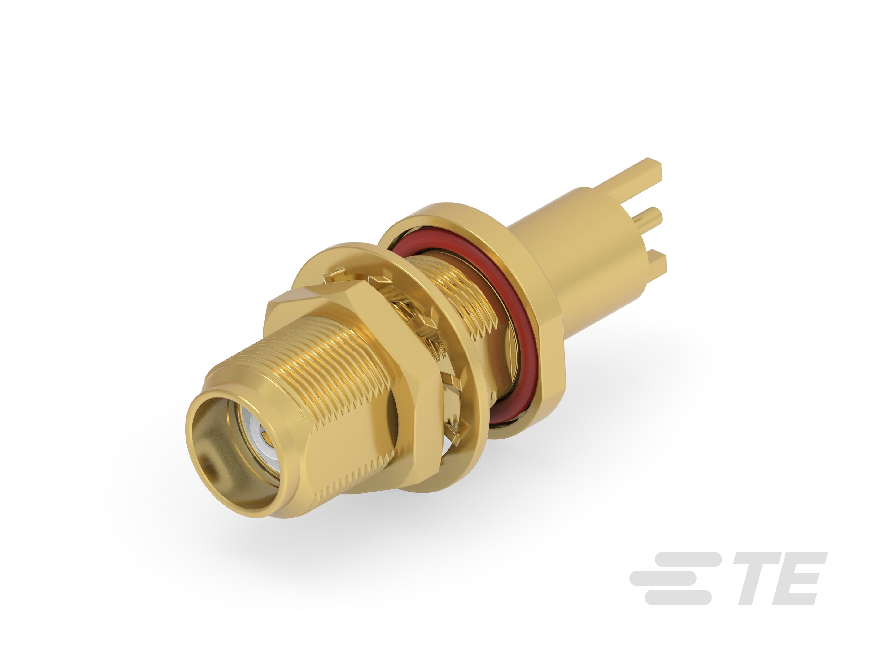 SMA Jack St Bulkhead Thru Hole IP68-2502464-2