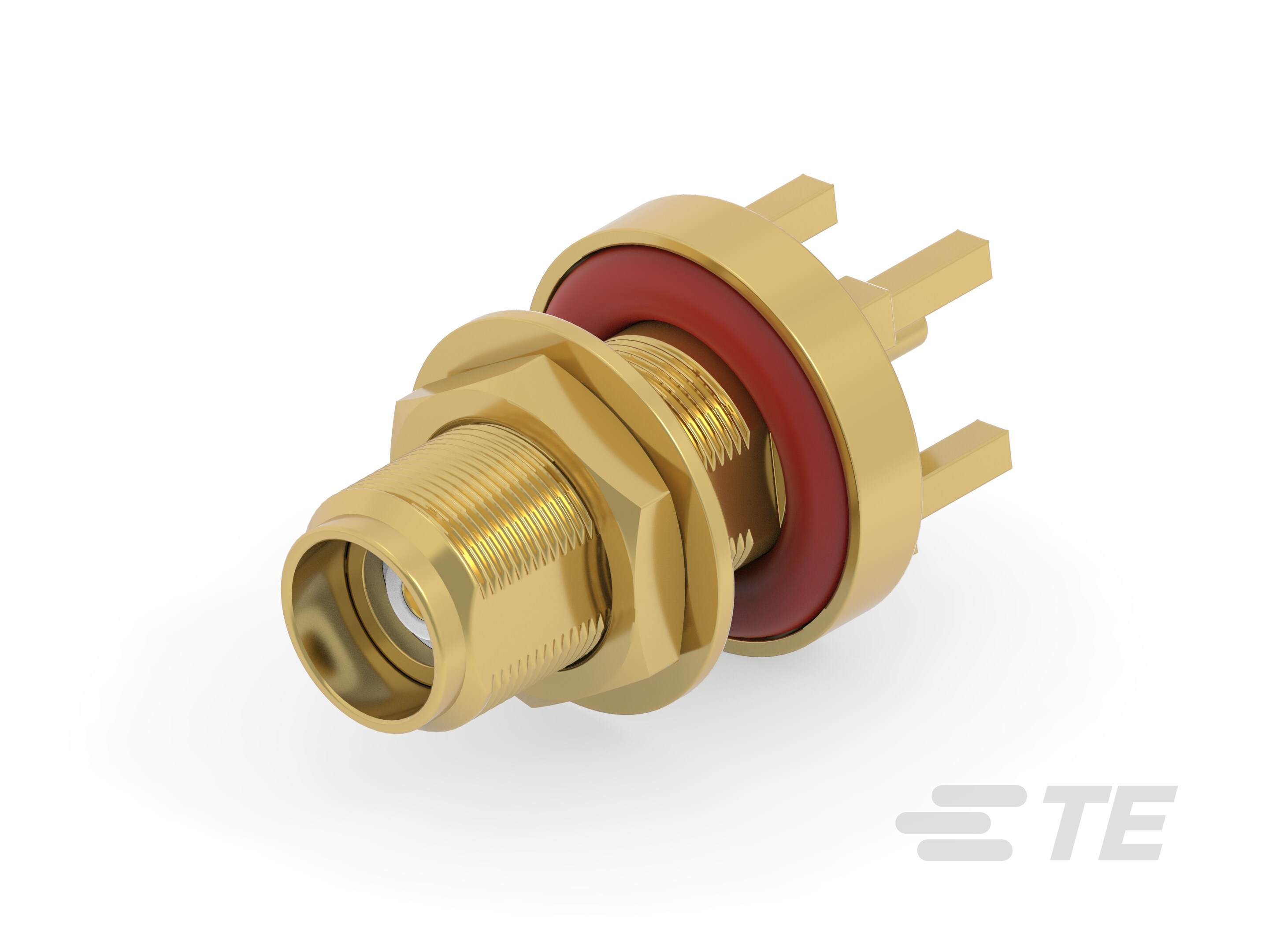 SMA Jack St Bulkhead IP68 Thru Hole-2502469-2