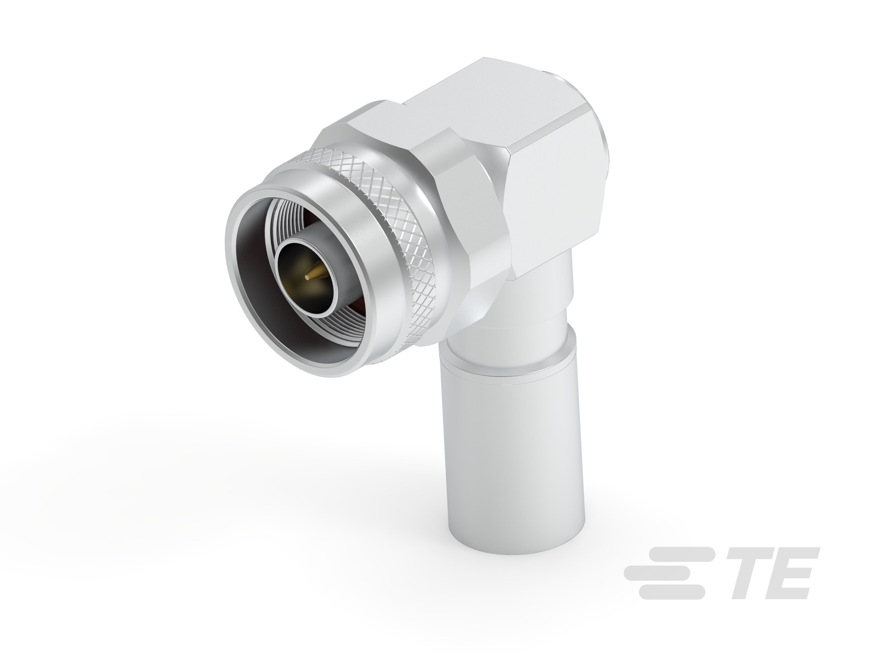 N Plug RA Crimp LMR-400 White Bronze-2504644-1