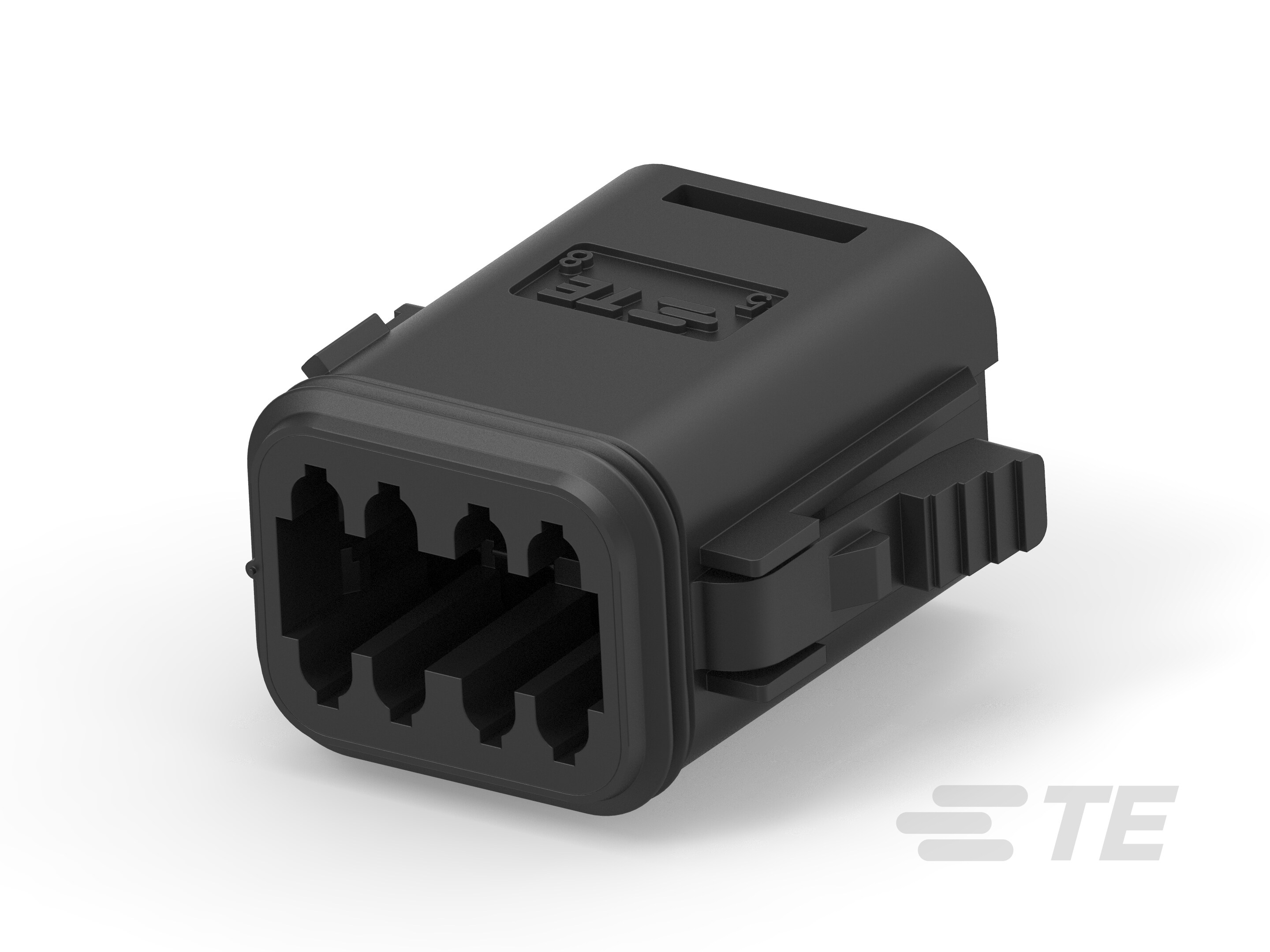 8CCT PLUG BLACK K B W/SMALL SEAL-2600039-3