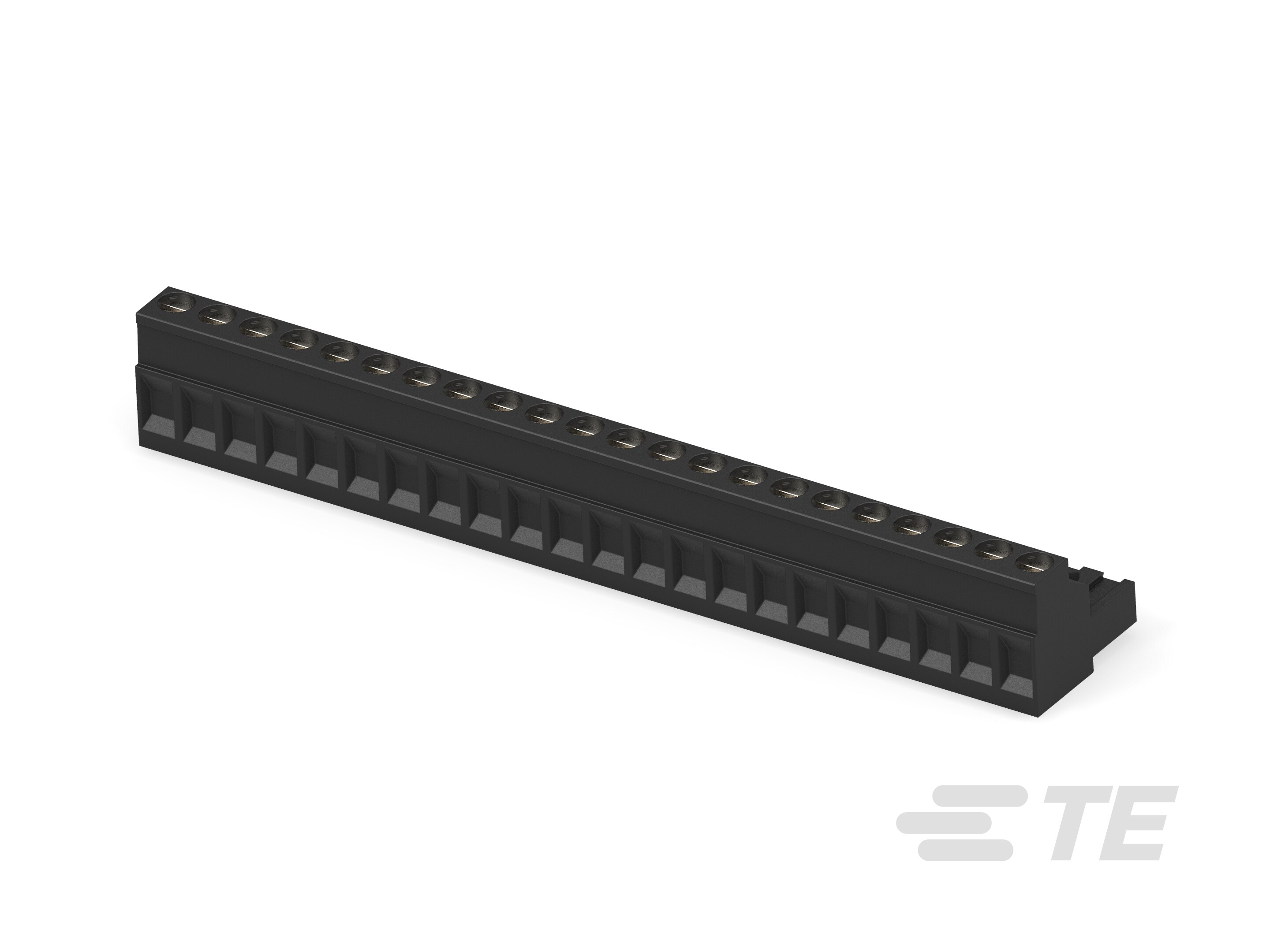 22 POS 5.0 MM R/A PLUG,TRM BLK-2-796641-2
