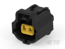 EJ-2 DBL LOCK PLUG ASSY 2P (D) BLACK-2822365-1