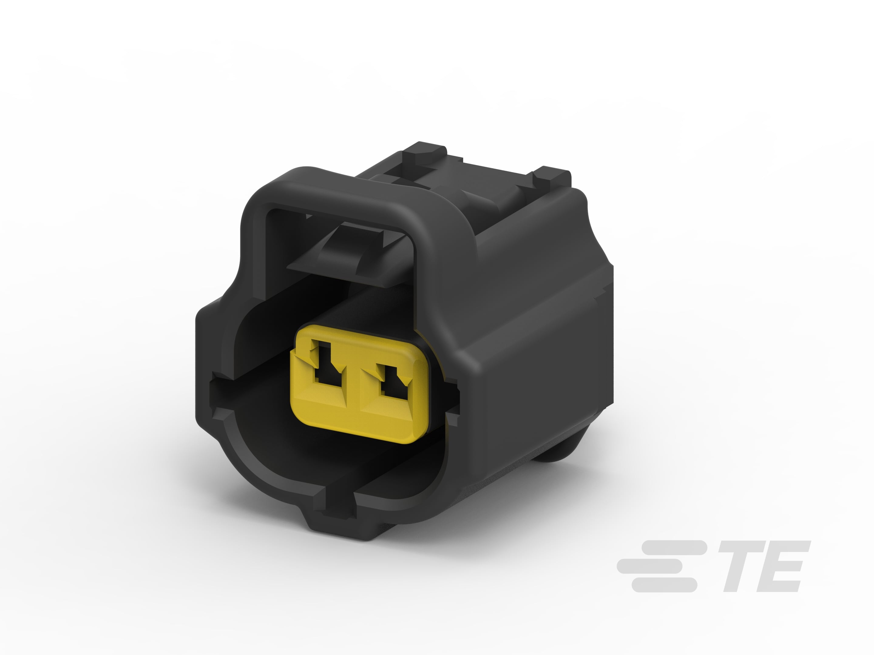 EJ-2 DBL LOCK PLUG ASSY 2P (D) BLACK-2822365-1