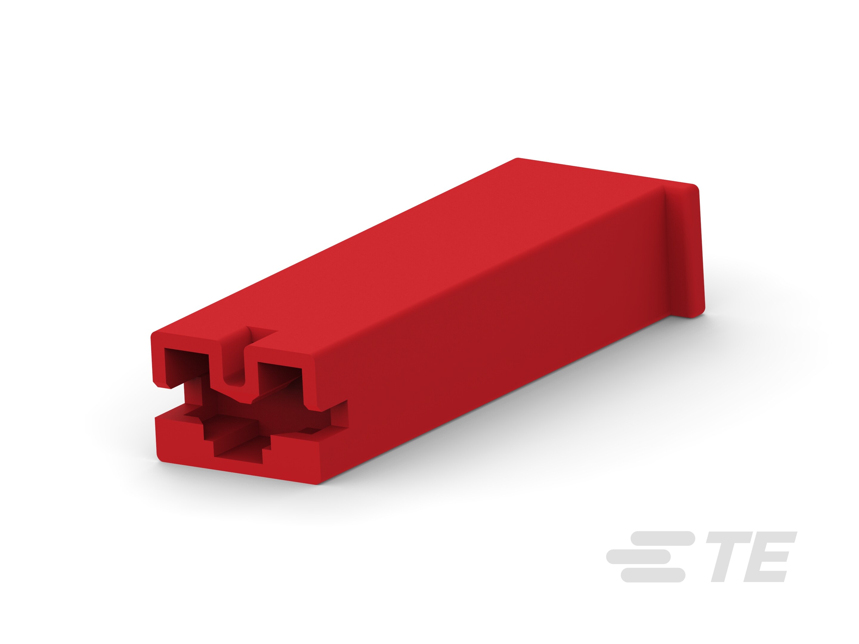 PL MKII 187 REC HSG 1P NYLON GWT RED-3-173974-7
