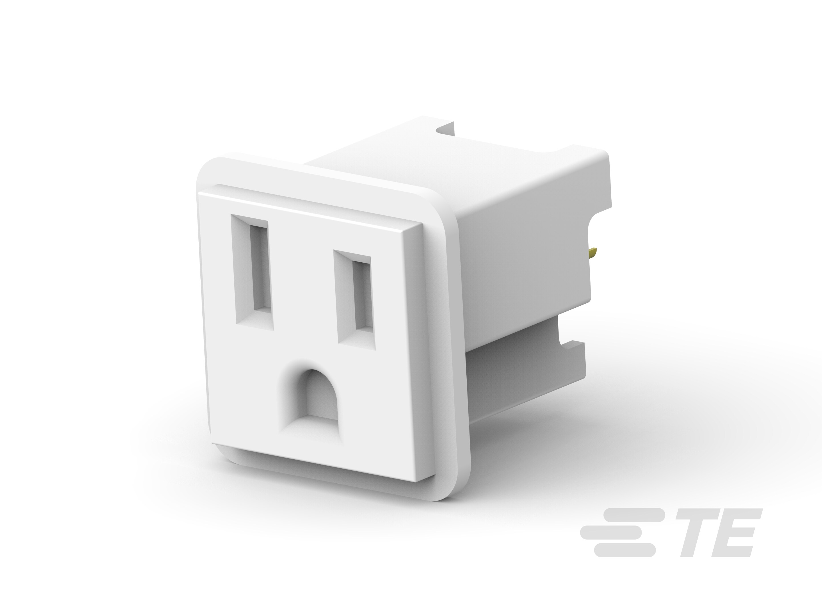 CNV OUTLET PCBOARD MNT,WHT LF-3-213598-4