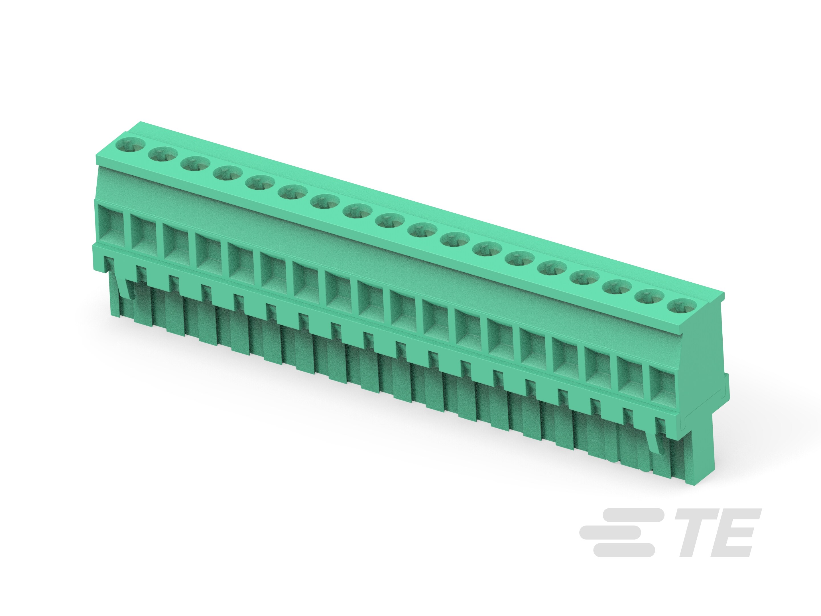 Vertical Plug, RH, 5.08mm, Gn,-3-284047-0