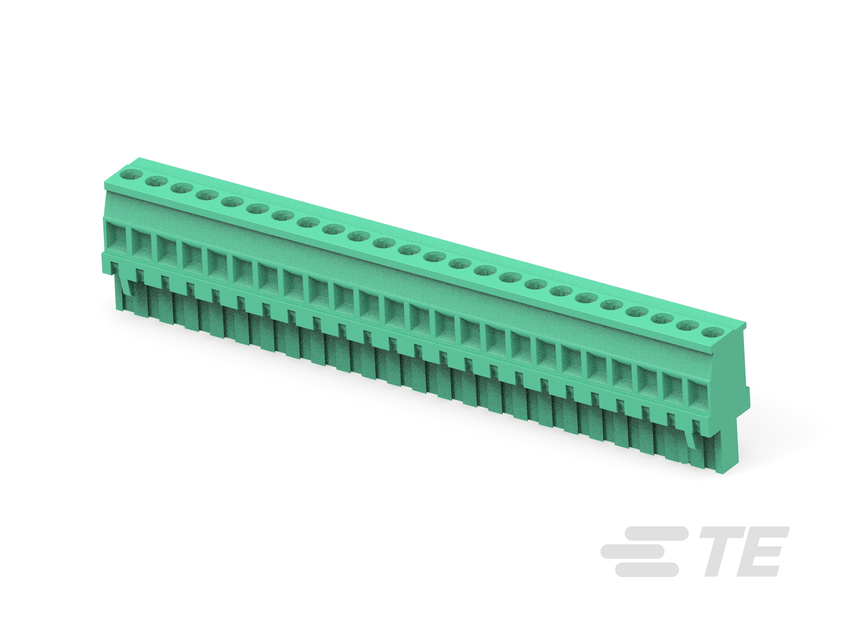 Vertical Plug, RH, 5.08mm, Gn,-3-284047-2